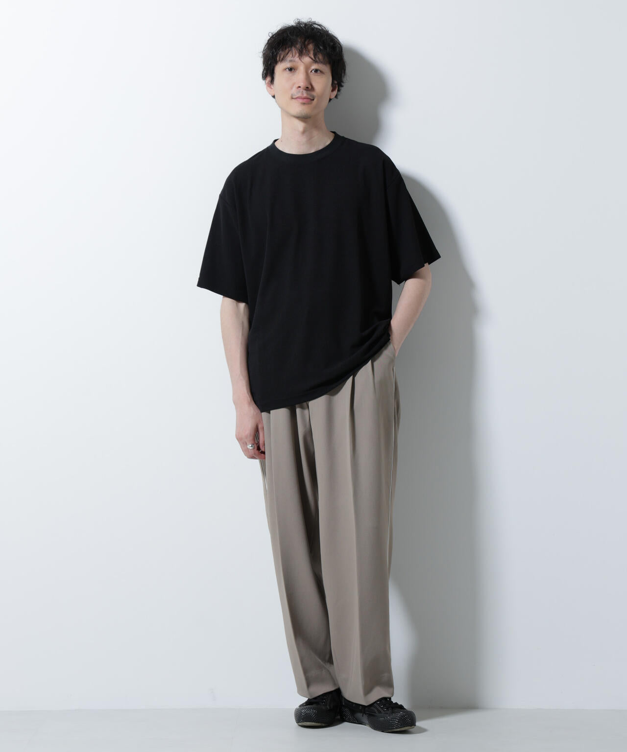 メランジサーフニットTシャツ半袖