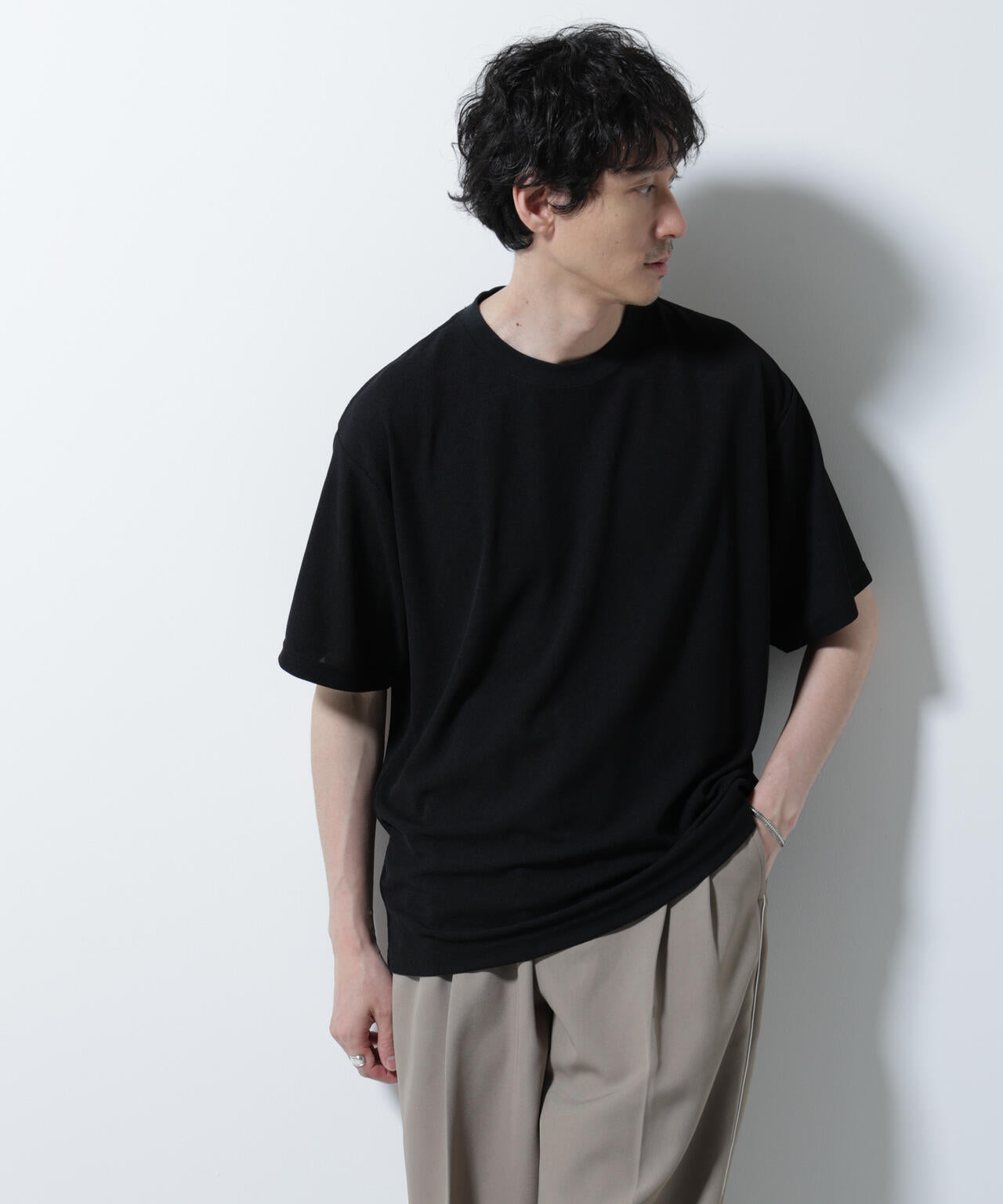 メランジサーフニットTシャツ半袖