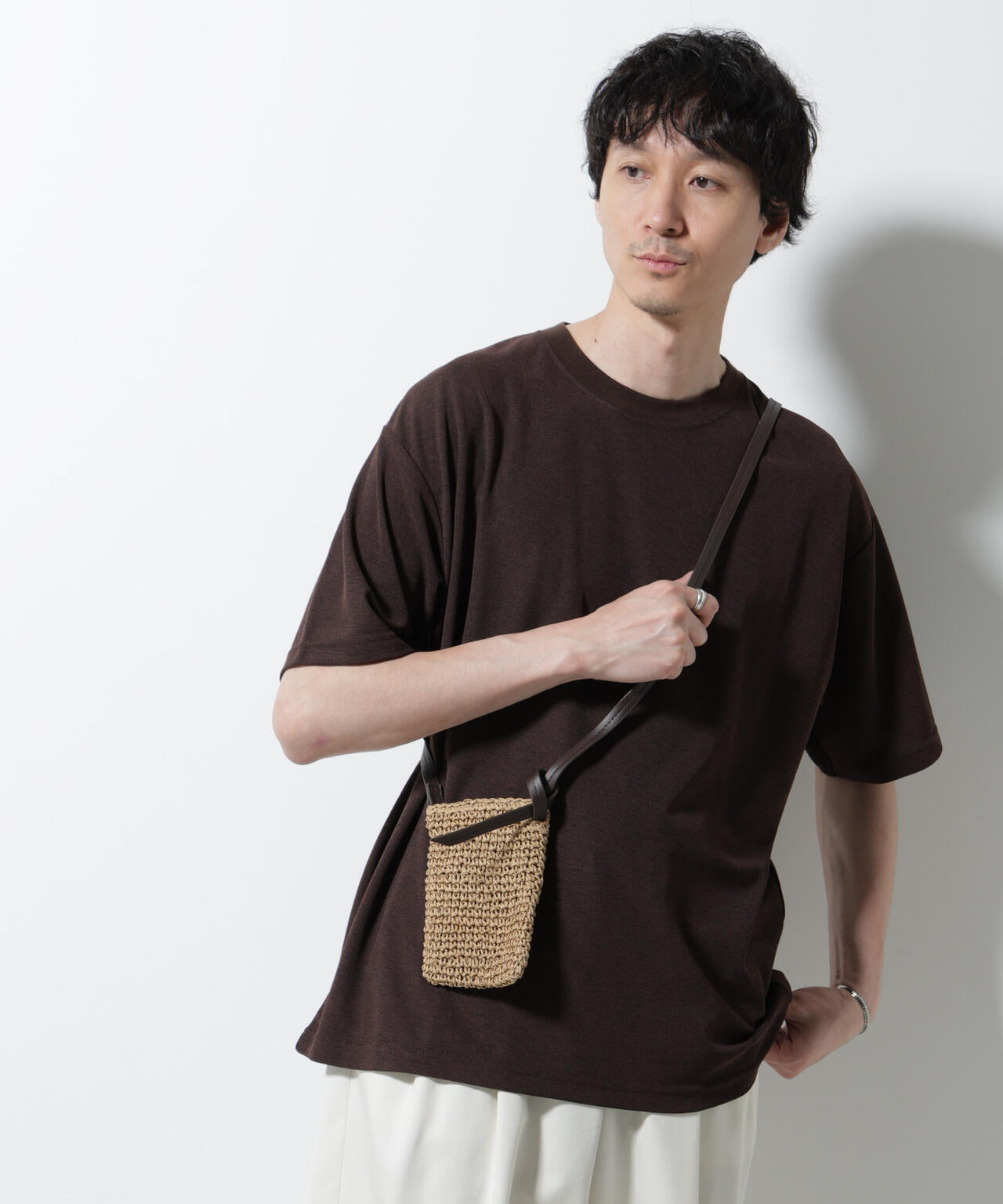 メランジサーフニットTシャツ半袖