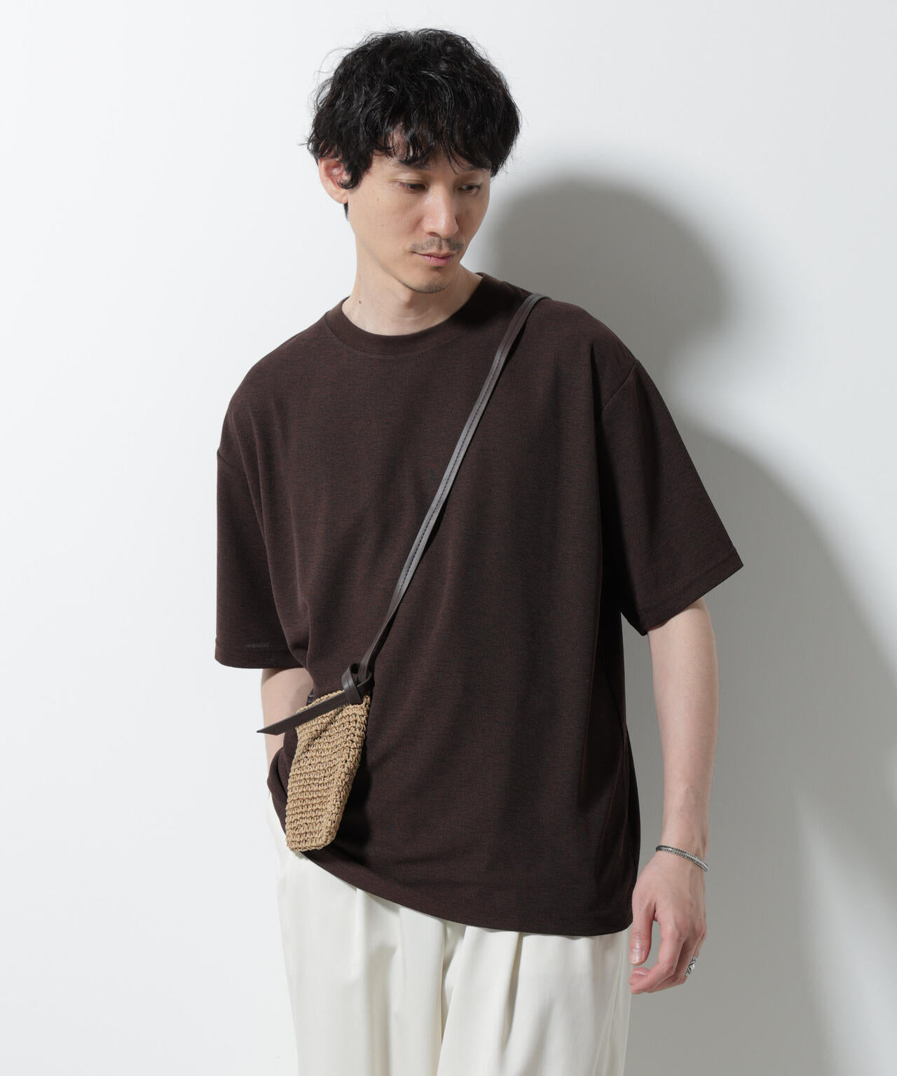 メランジサーフニットTシャツ半袖