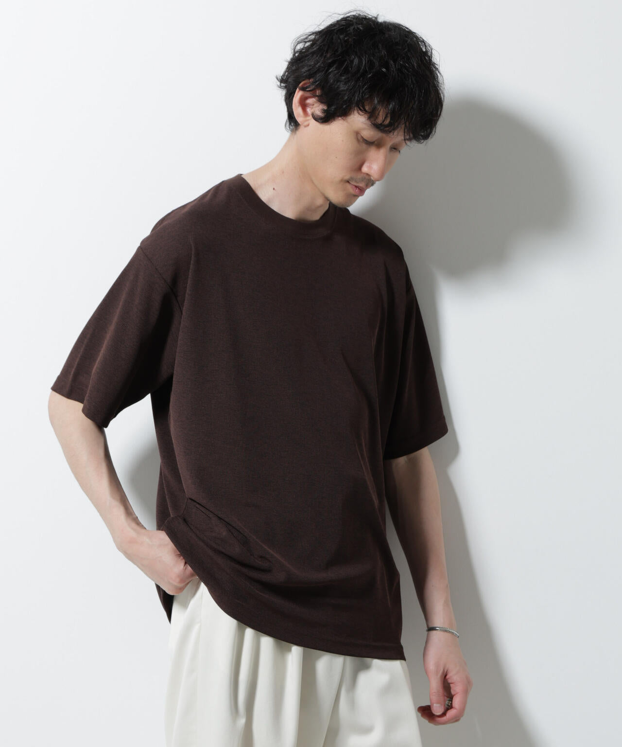 メランジサーフニットTシャツ半袖