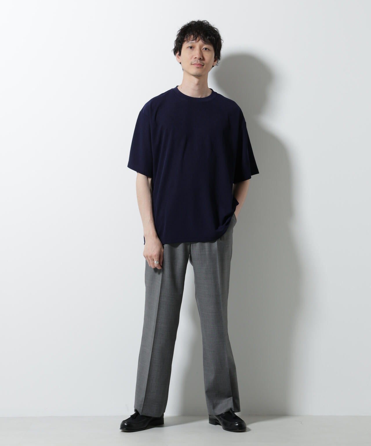 メランジサーフニットTシャツ半袖