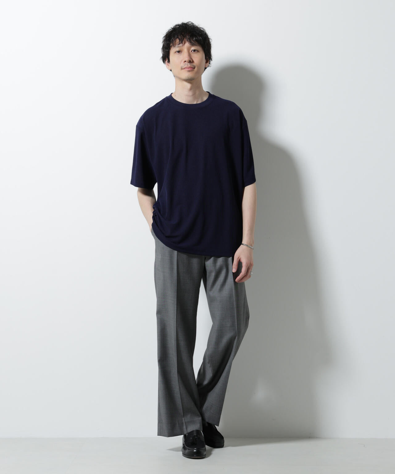 メランジサーフニットTシャツ半袖