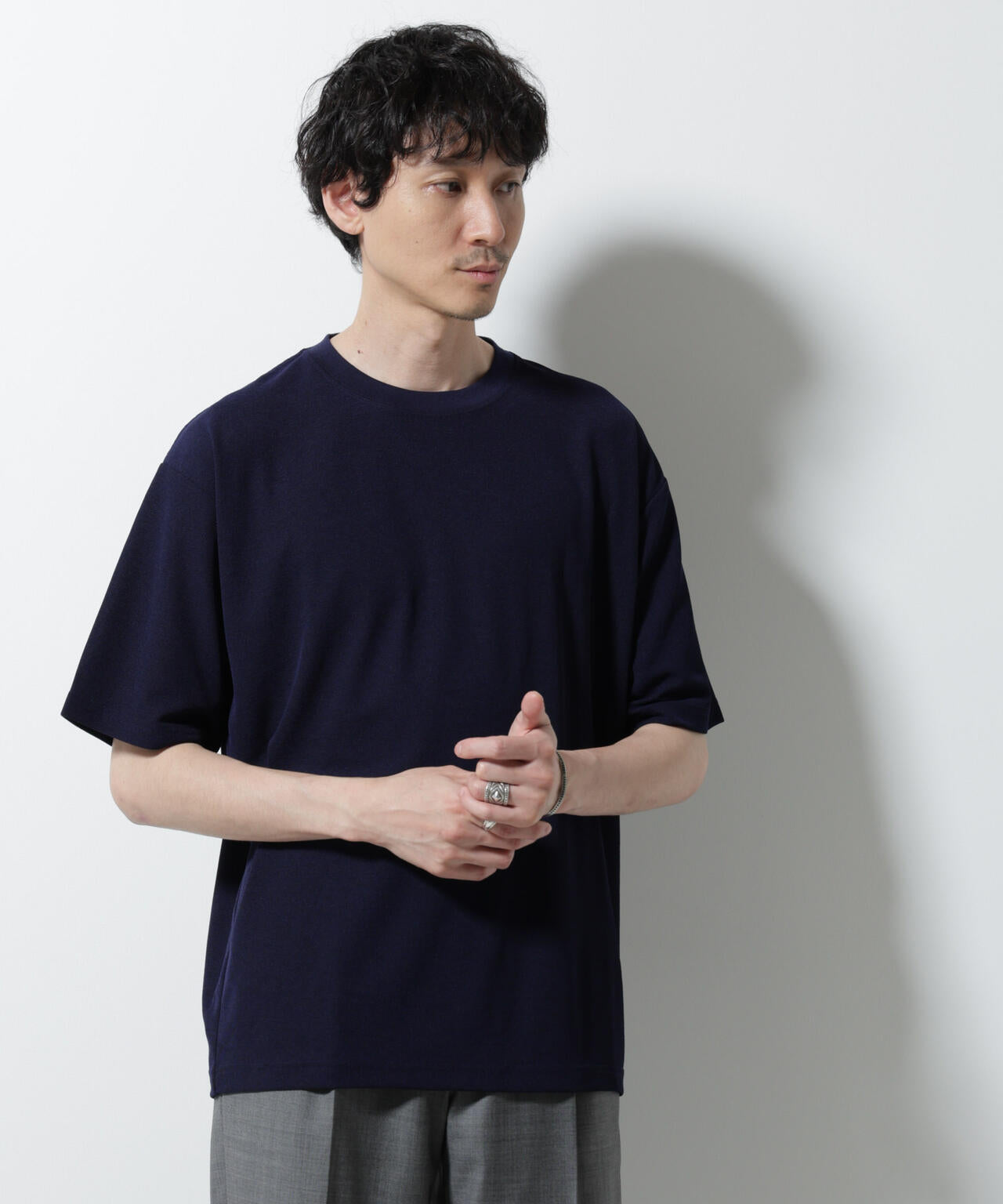 メランジサーフニットTシャツ半袖
