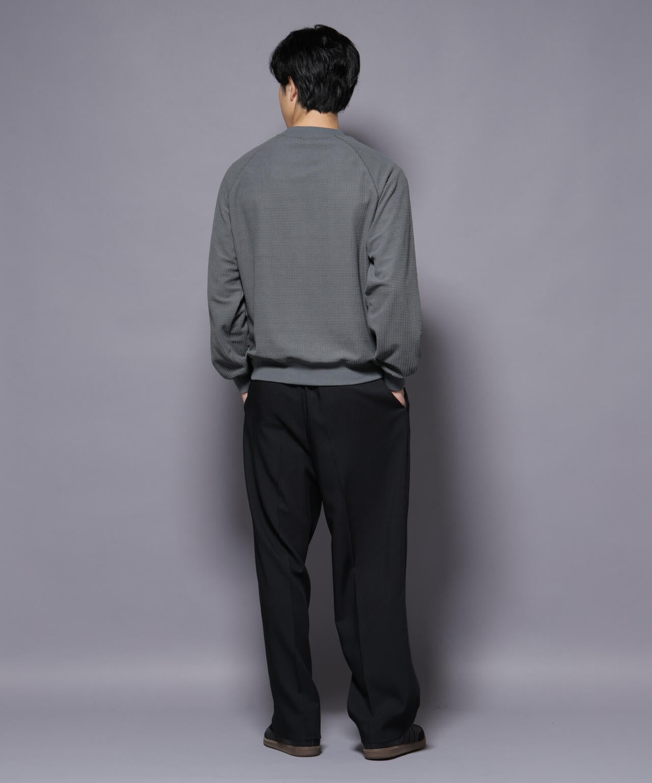 NORMANBROS別注 ワッフルフリース 長袖