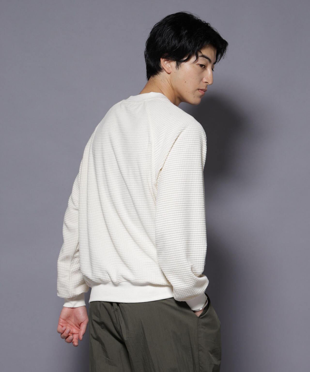 NORMANBROS別注 ワッフルフリース 長袖