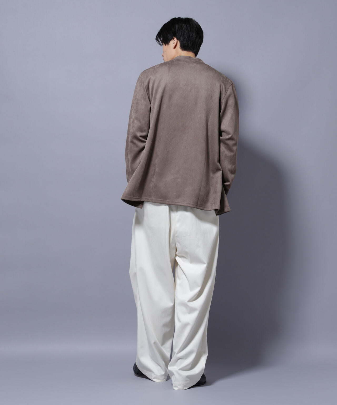 フェイクスエードトッパーカーディガン