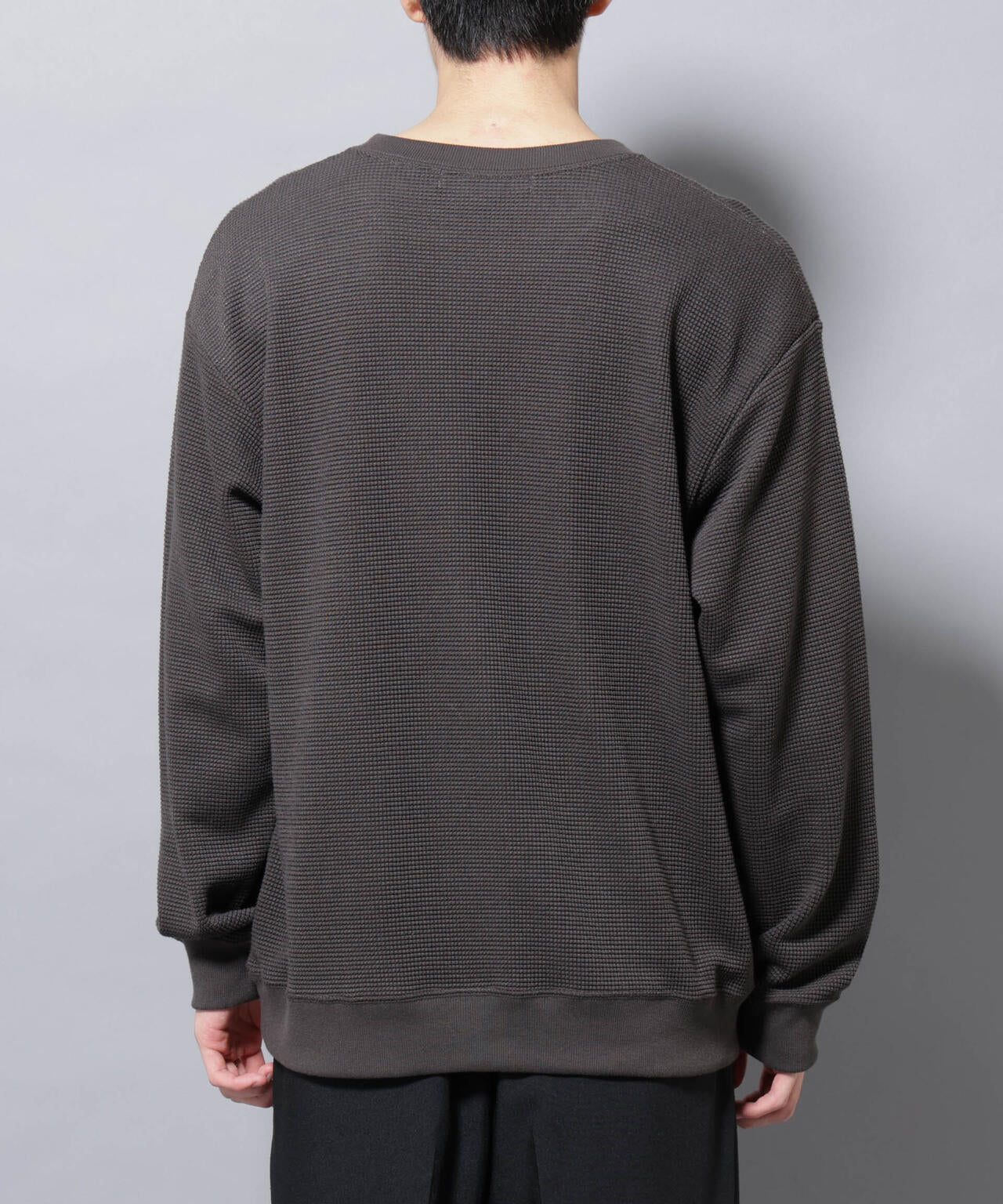 テックワッフルクルーネックTシャツ