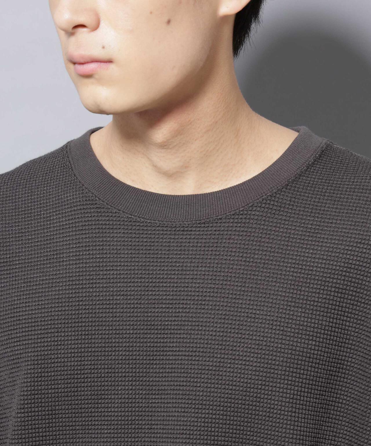 テックワッフルクルーネックTシャツ