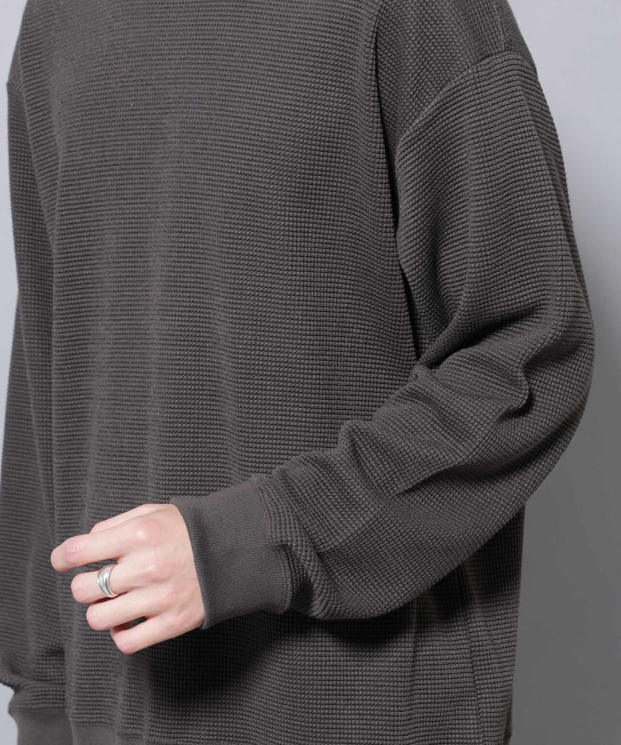テックワッフルクルーネックTシャツ