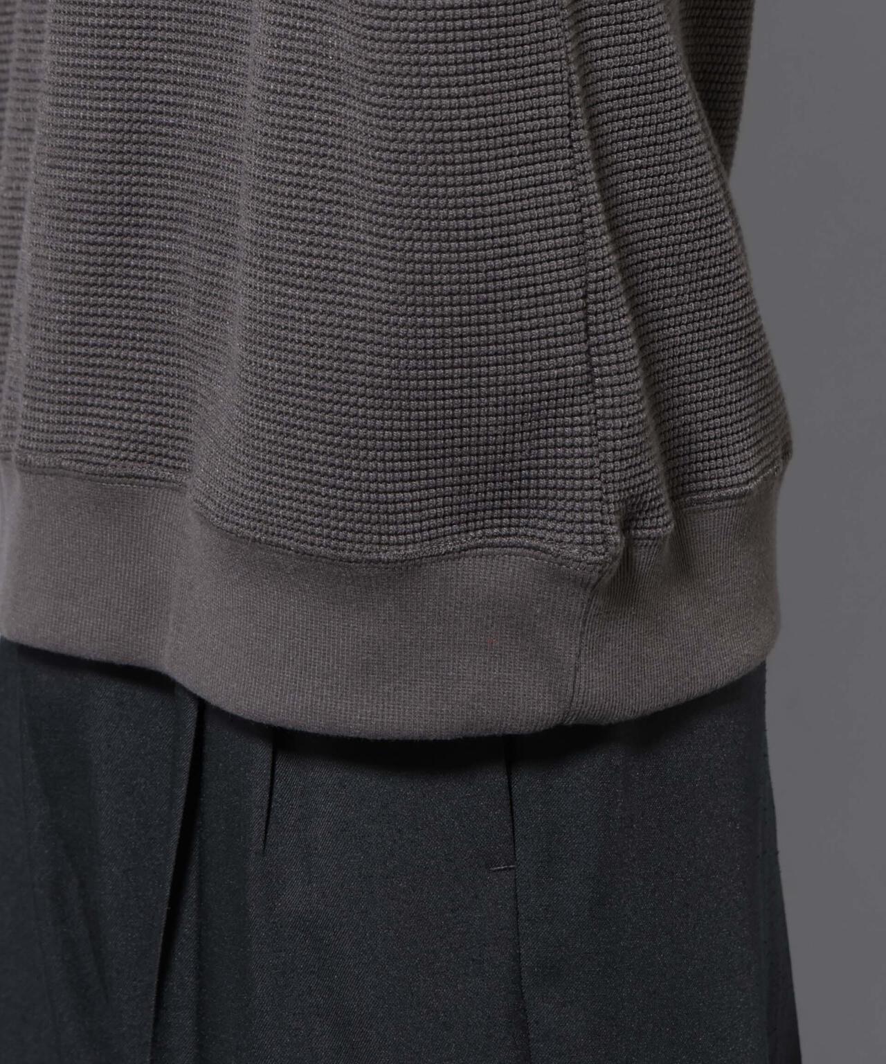 テックワッフルクルーネックTシャツ