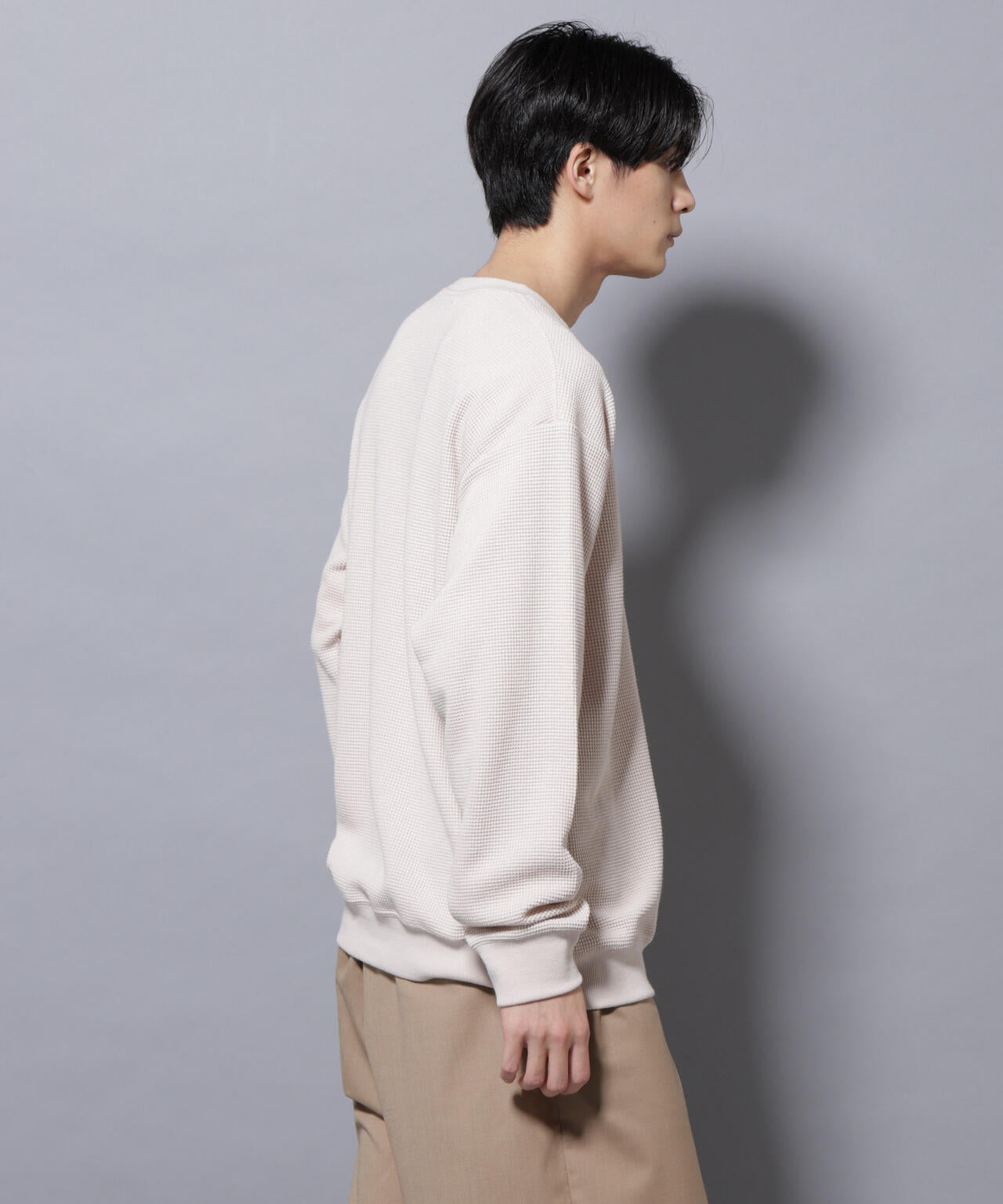 テックワッフルクルーネックTシャツ