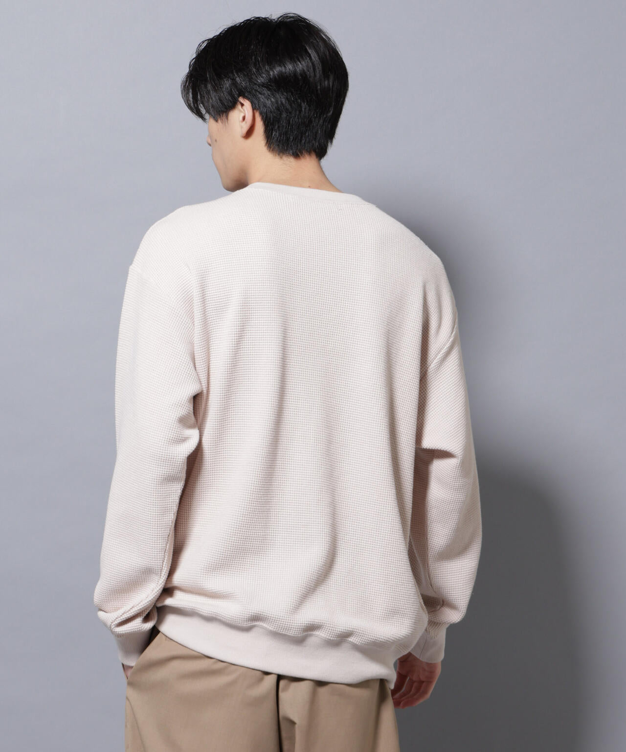 テックワッフルクルーネックTシャツ