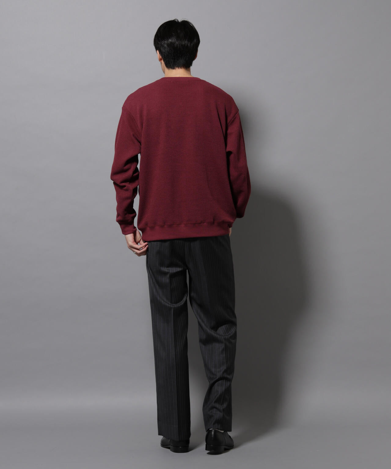 テックワッフルクルーネックTシャツ