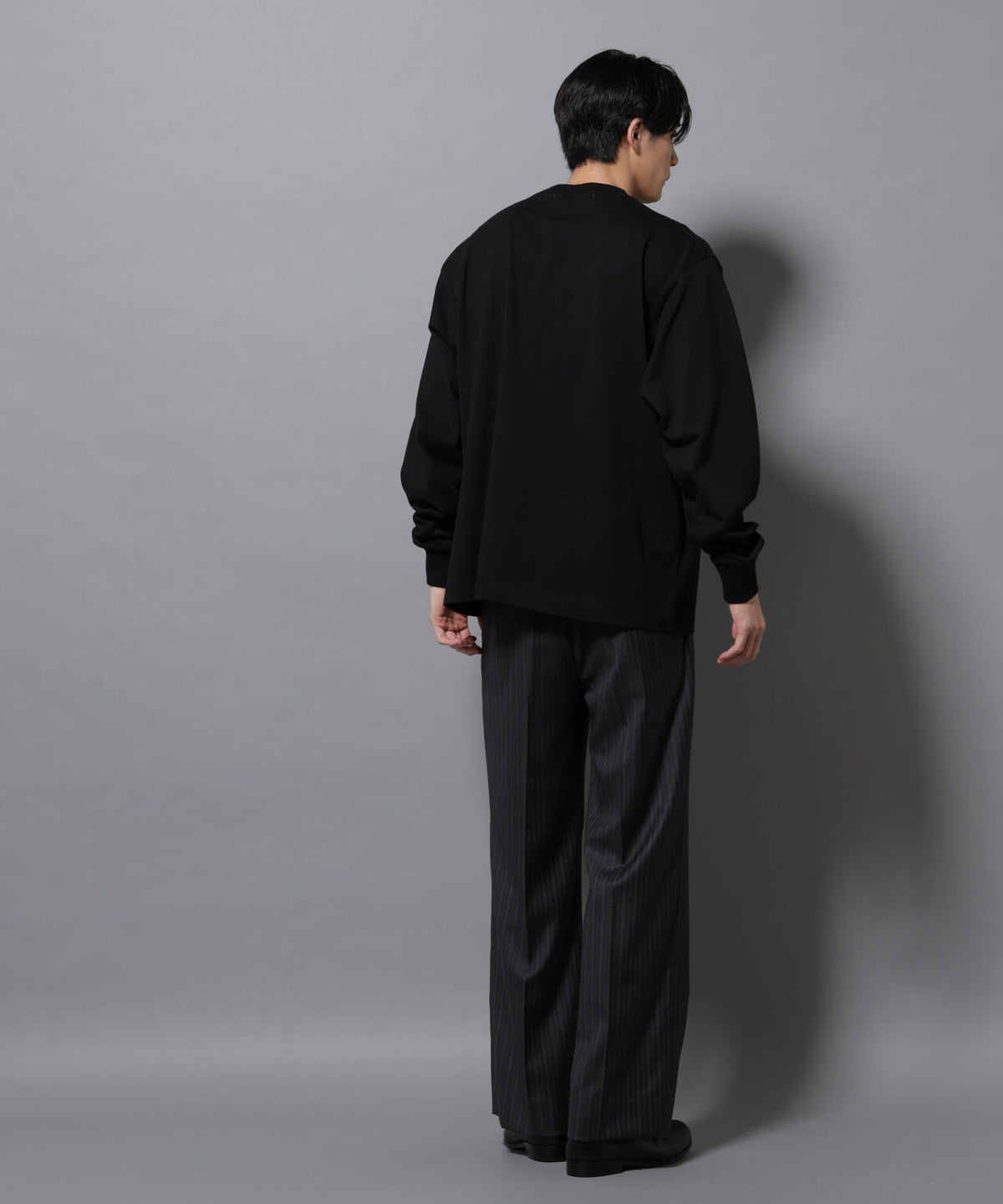 ビックシルエットワンポイントTシャツ 長袖