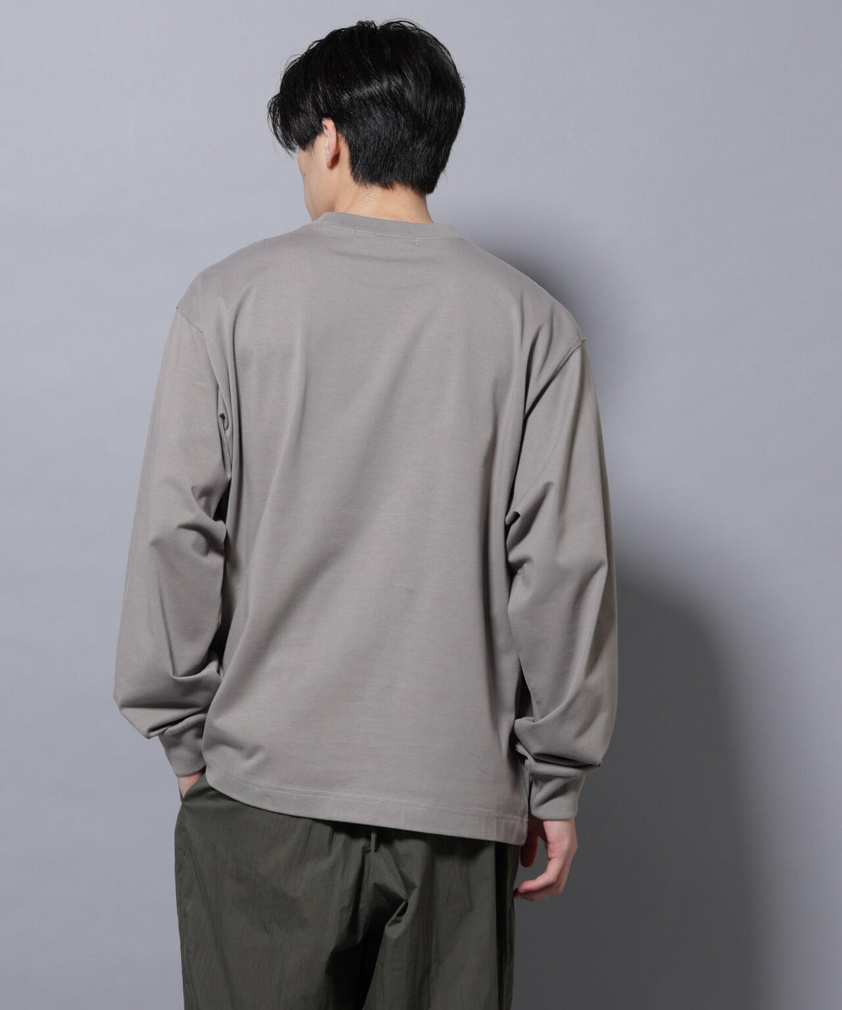 ビックシルエットワンポイントTシャツ 長袖