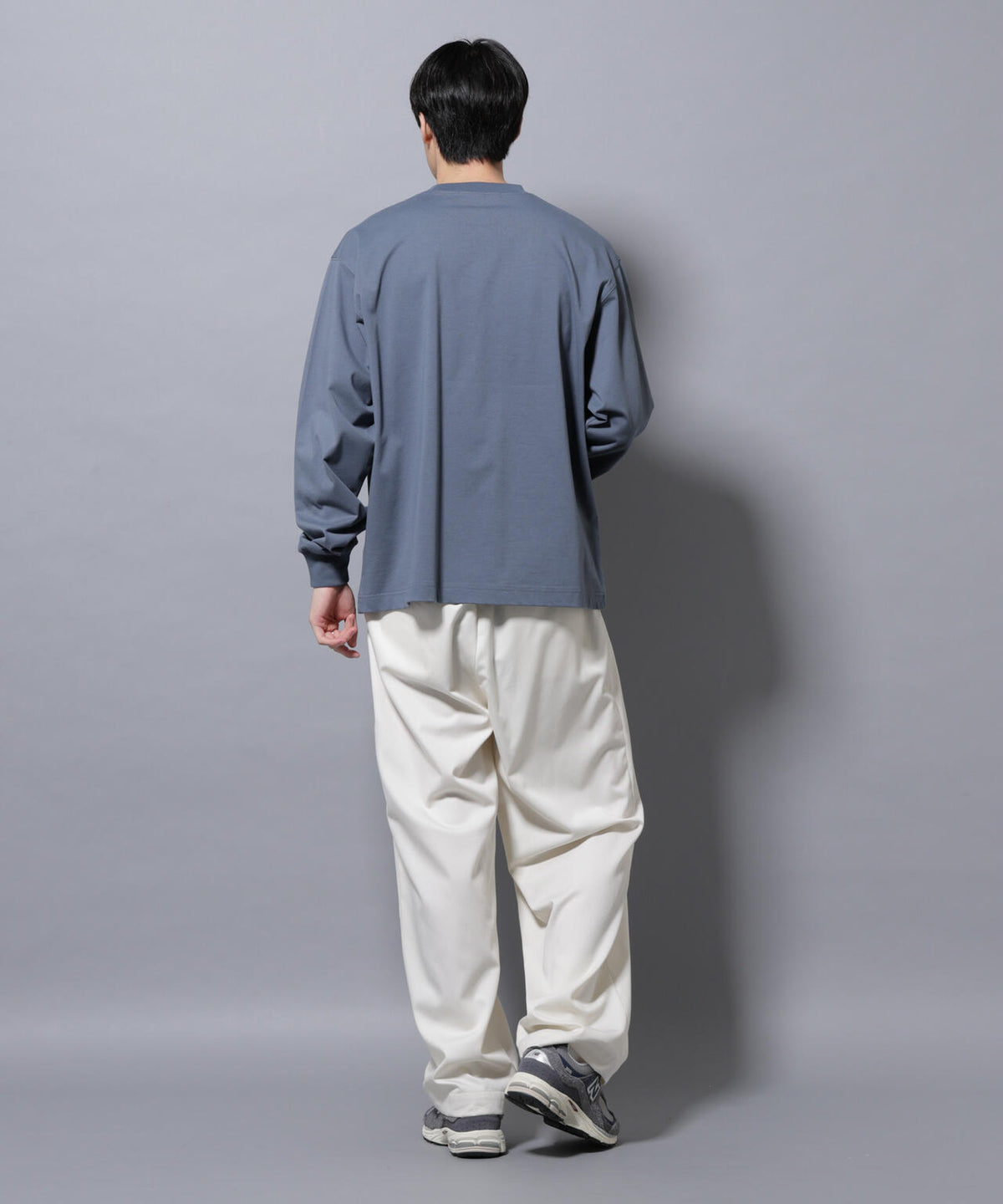 ビックシルエットワンポイントTシャツ 長袖