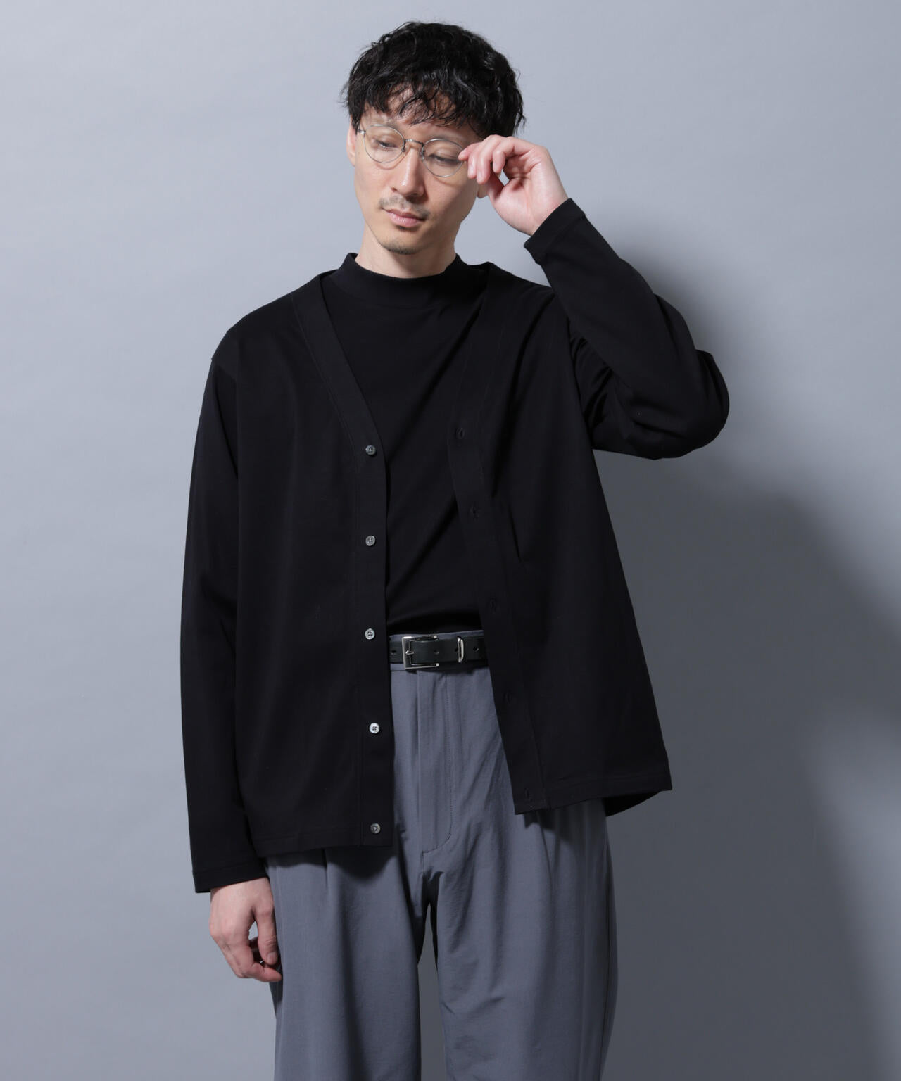 アンチスメルカーディガン 長袖