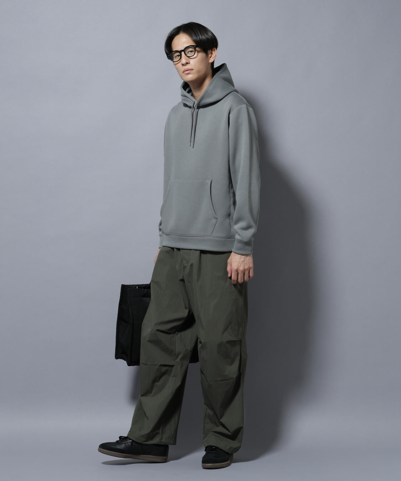 パネルダンボールフーディー 長袖(セットアップ可)