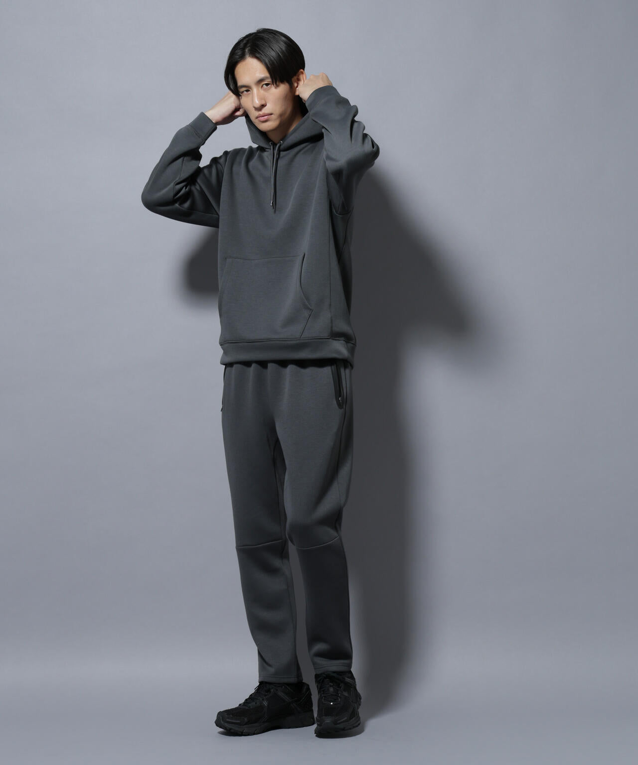 パネルダンボールフーディー 長袖(セットアップ可)