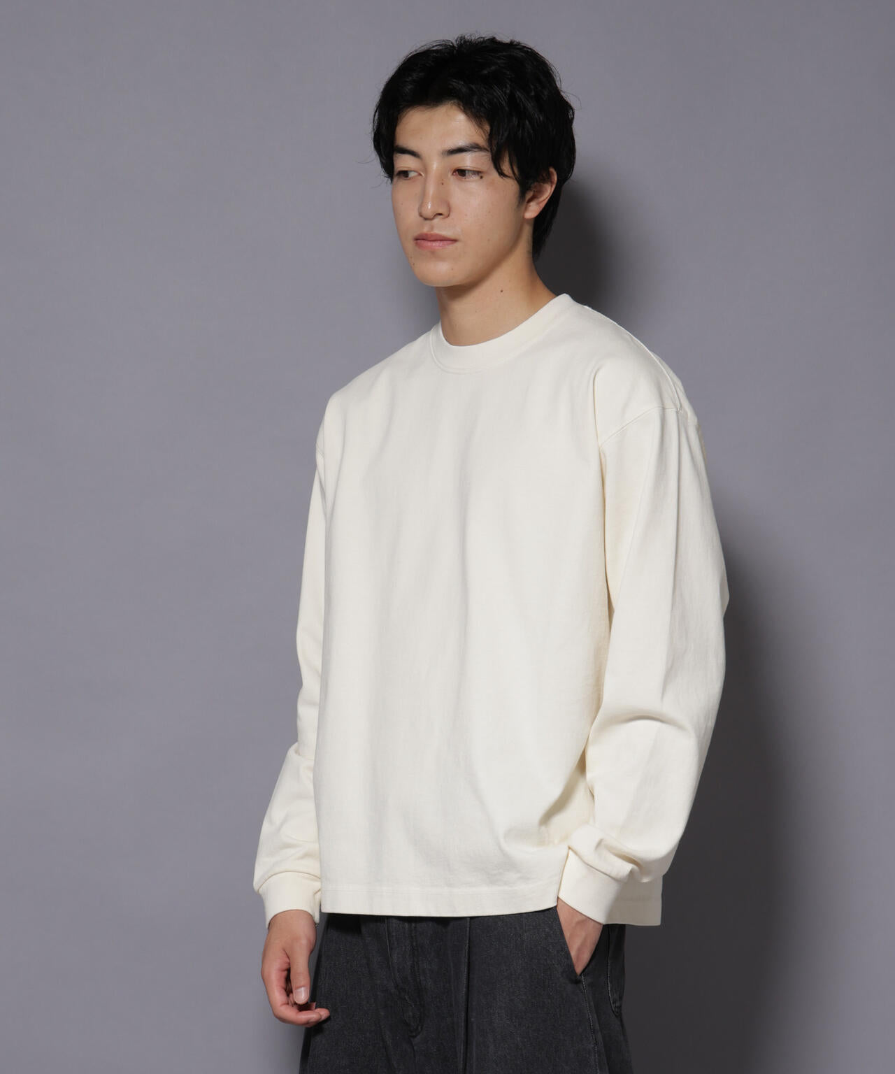 ヘビーオンスワイドプルオーバー 長袖