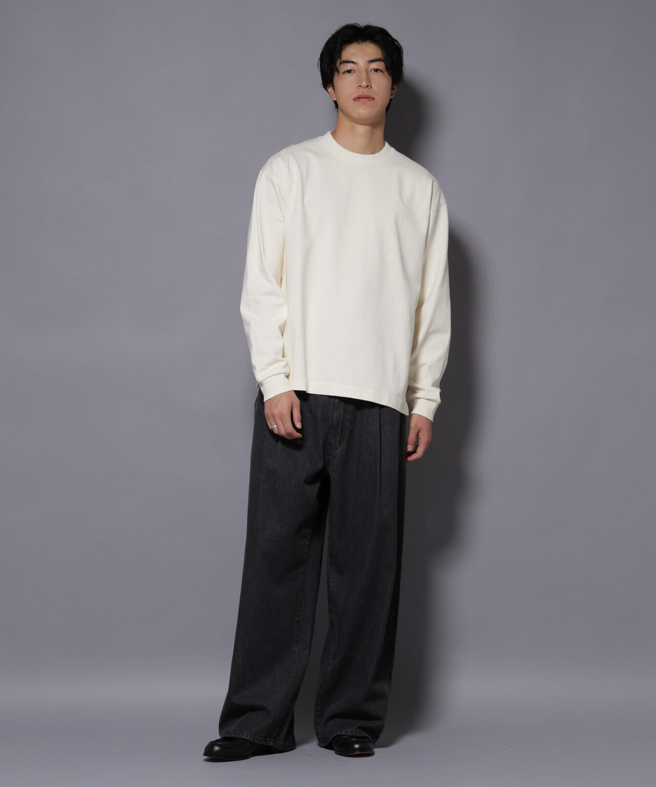 ヘビーオンスワイドプルオーバー 長袖