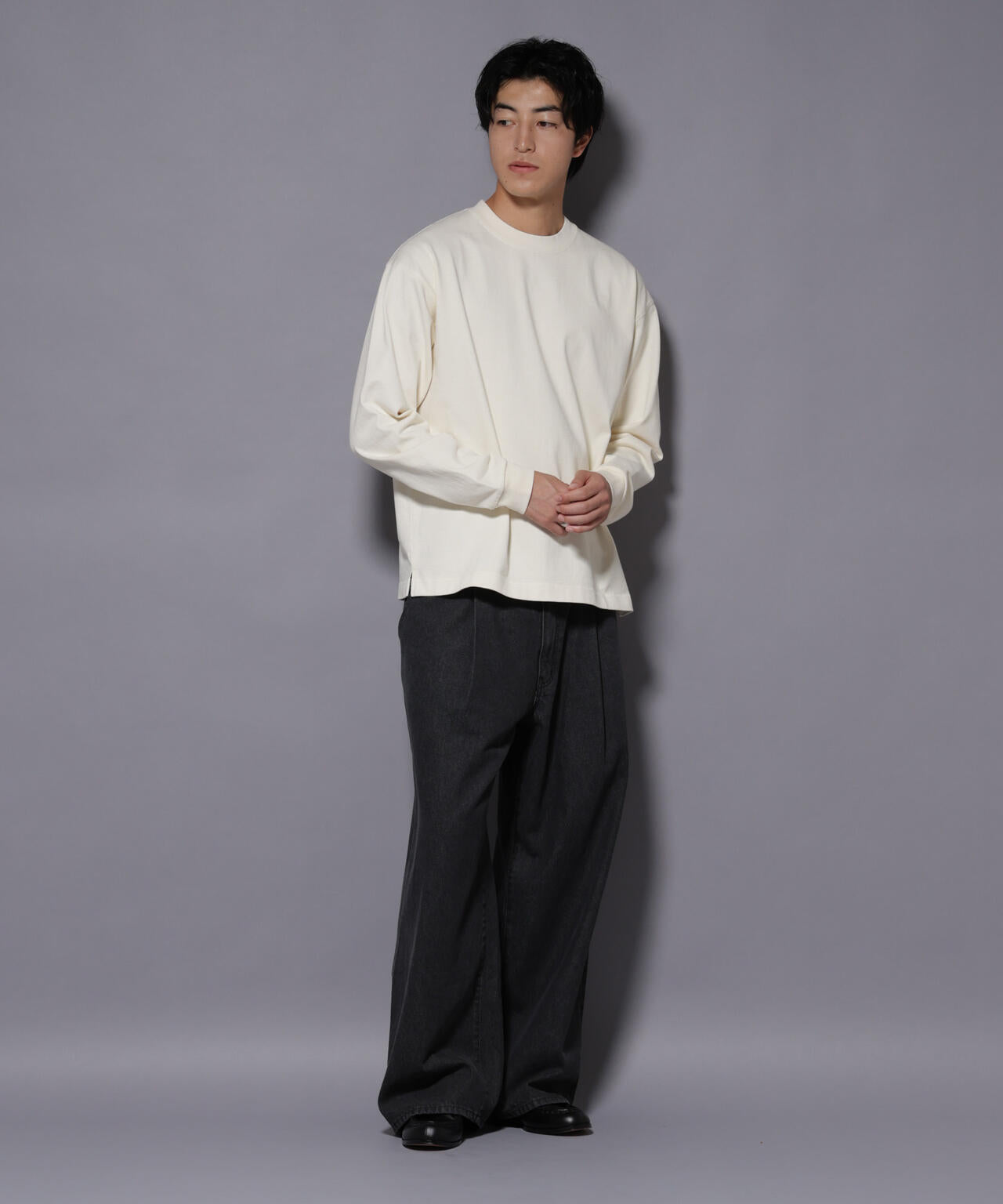 ヘビーオンスワイドプルオーバー 長袖