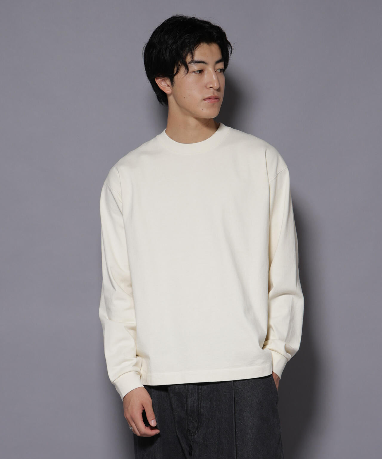 ヘビーオンスワイドプルオーバー 長袖