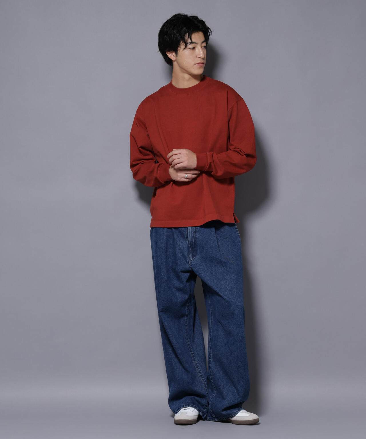 ヘビーオンスワイドプルオーバー 長袖