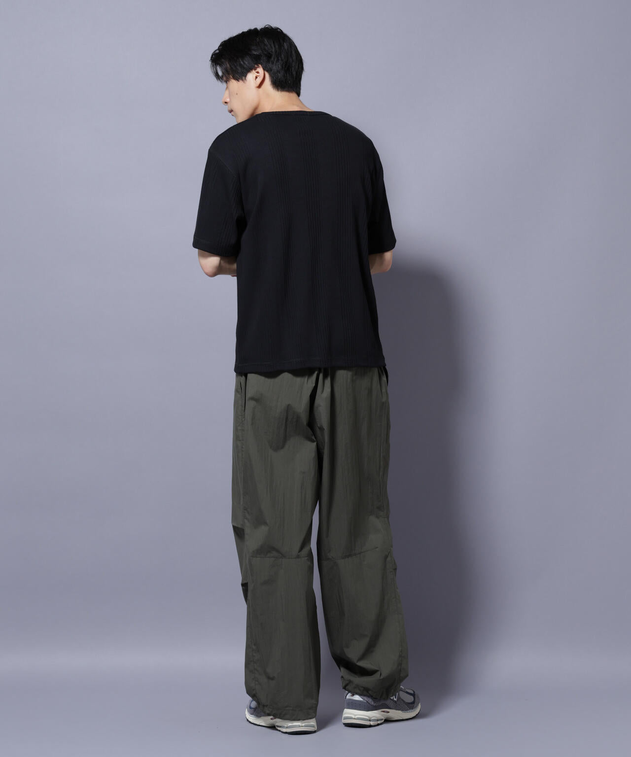 NORMANBROS/NORMANBROS別注 テレコUネックTシャツ 半袖