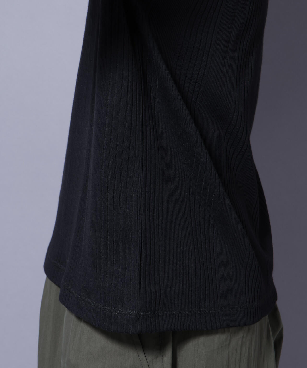 NORMANBROS/NORMANBROS別注 テレコUネックTシャツ 半袖