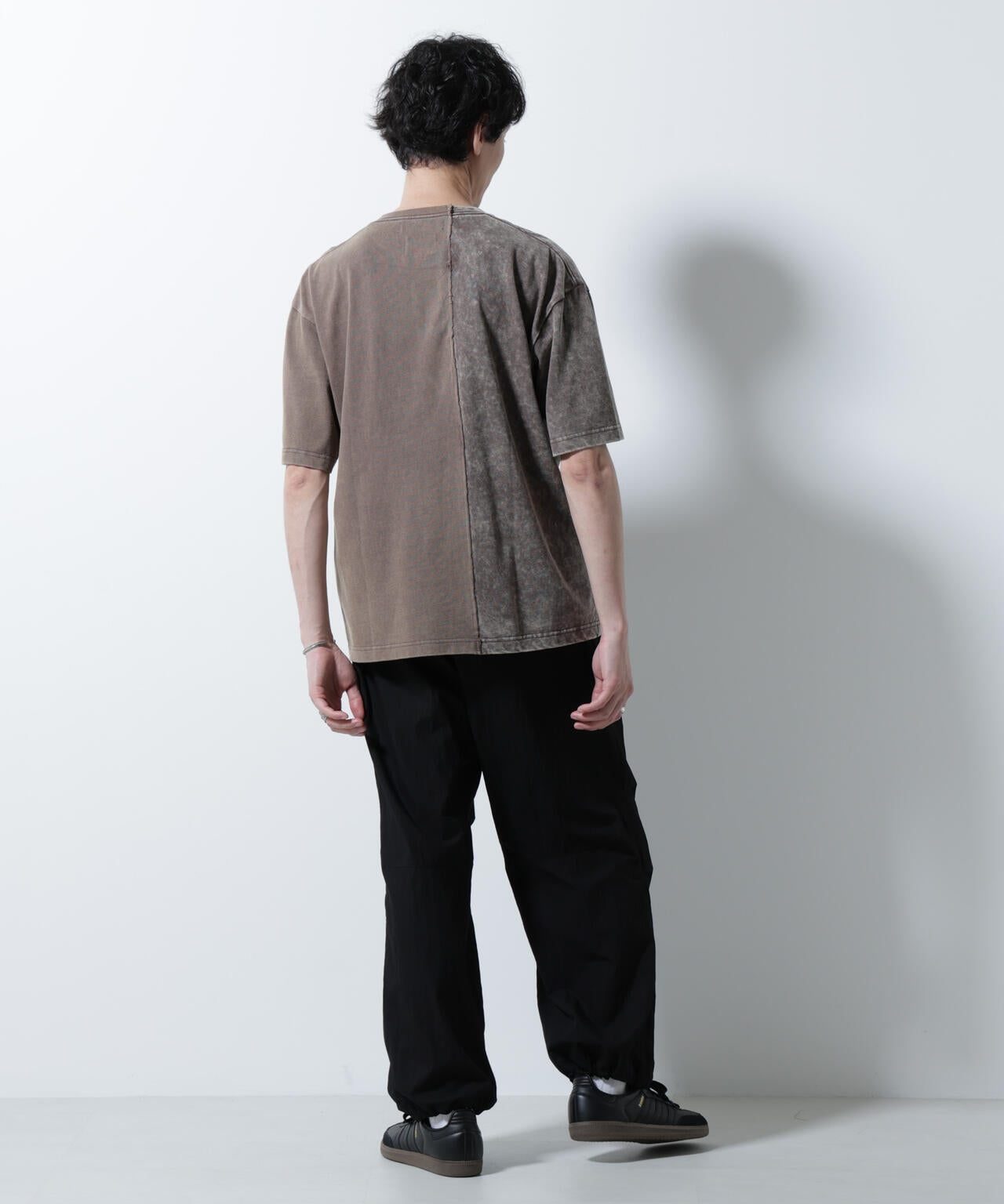 「A-C-Z」2トーンピグメントTシャツ 半袖