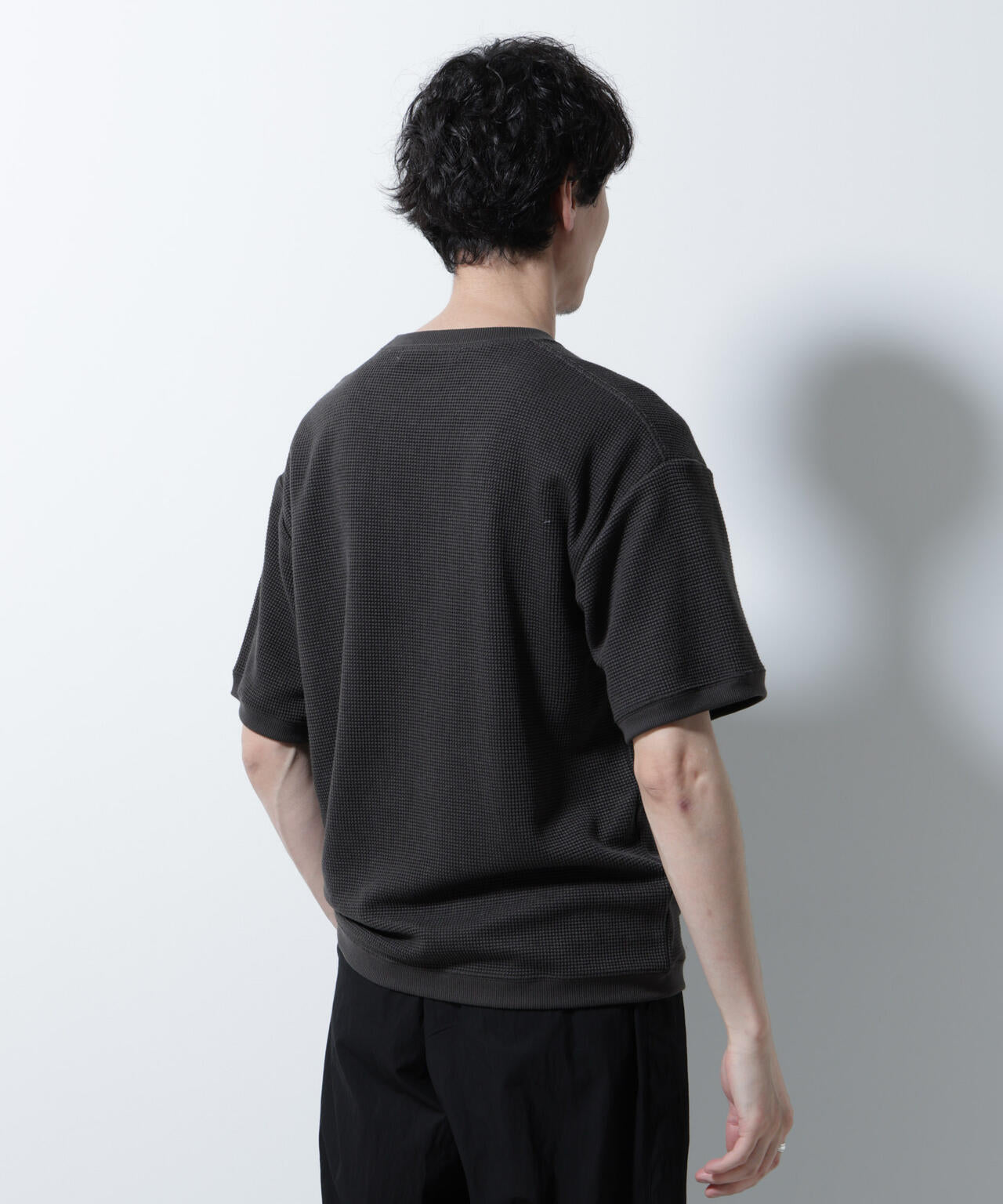 テックワッフルクルーネックTシャツ 半袖