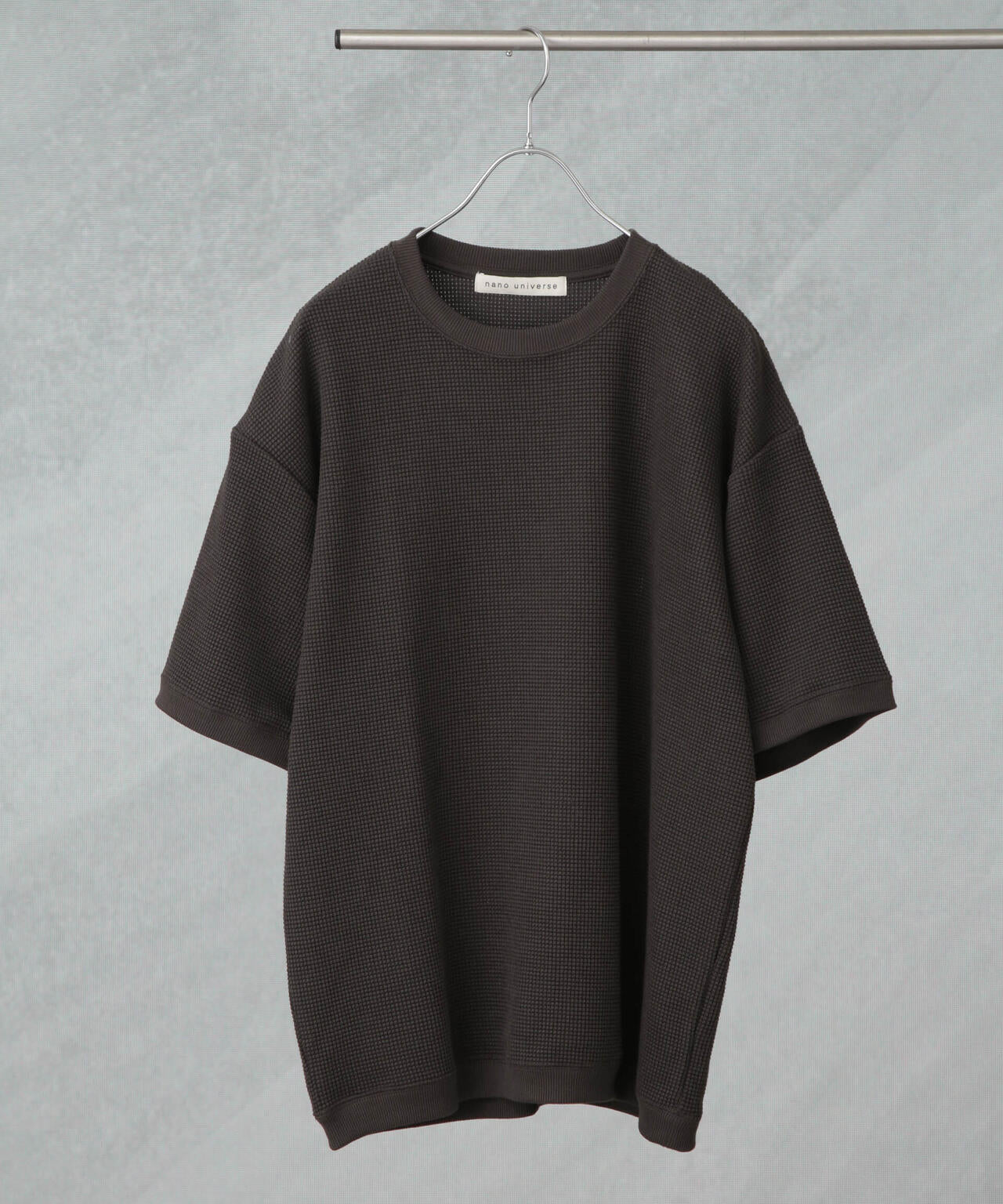 テックワッフルクルーネックTシャツ 半袖