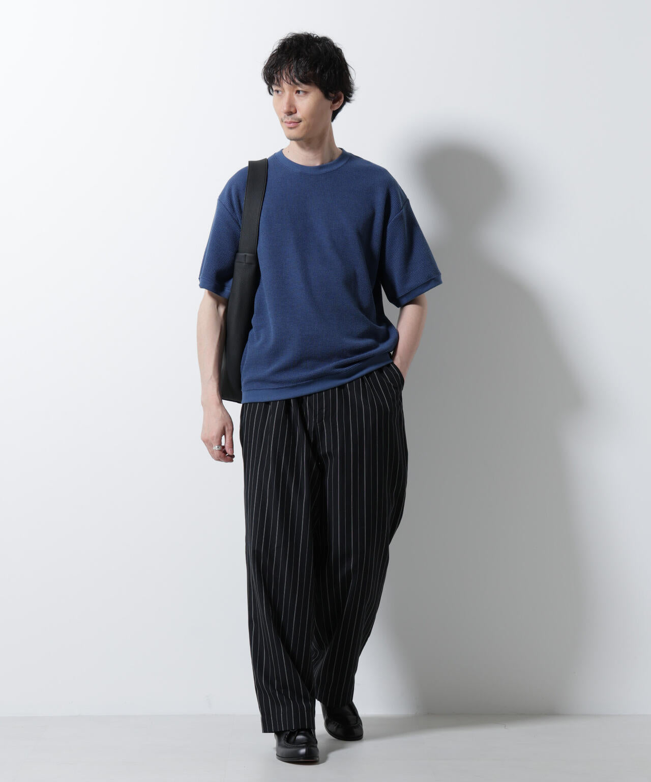 テックワッフルクルーネックTシャツ 半袖