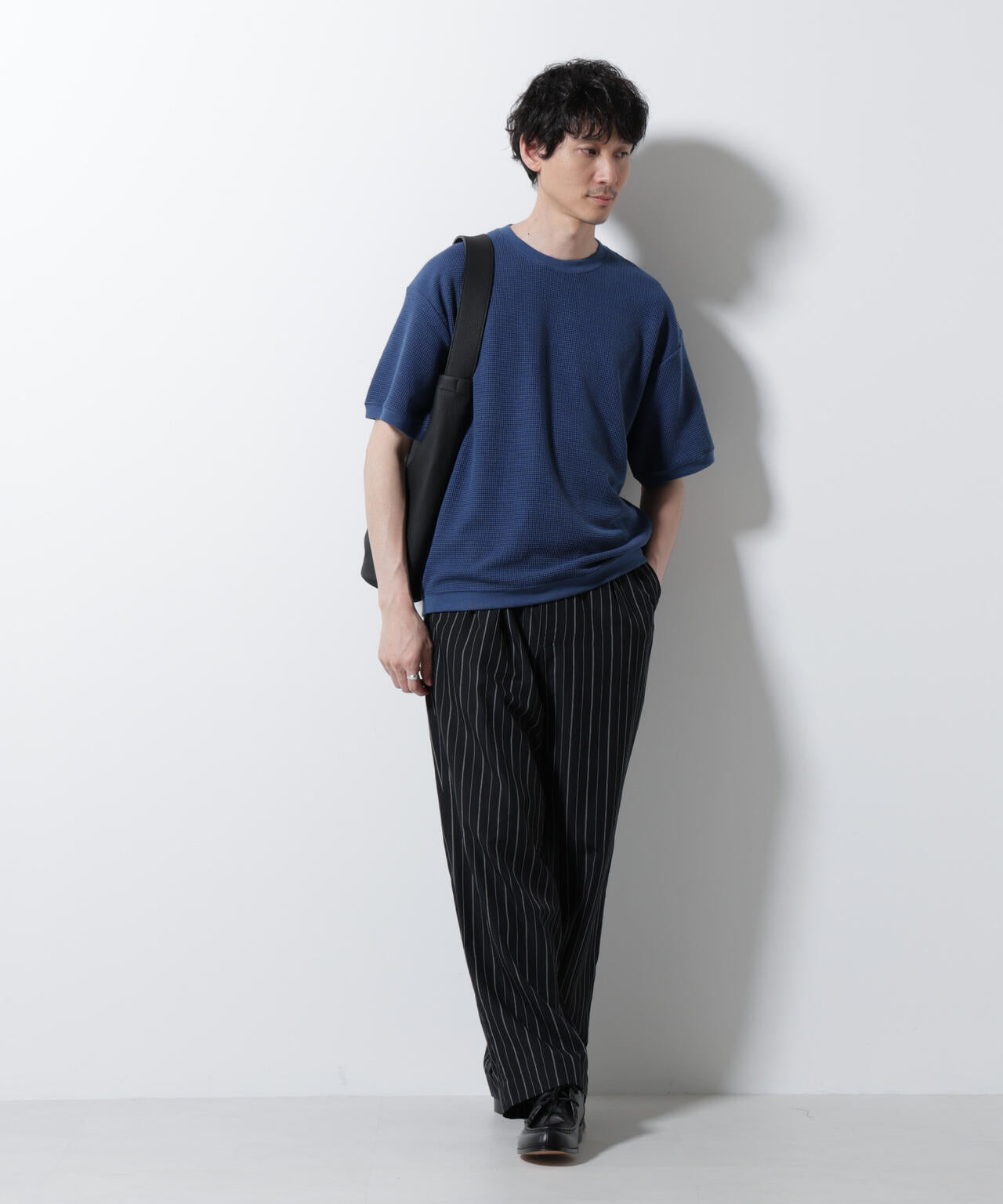 テックワッフルクルーネックTシャツ 半袖