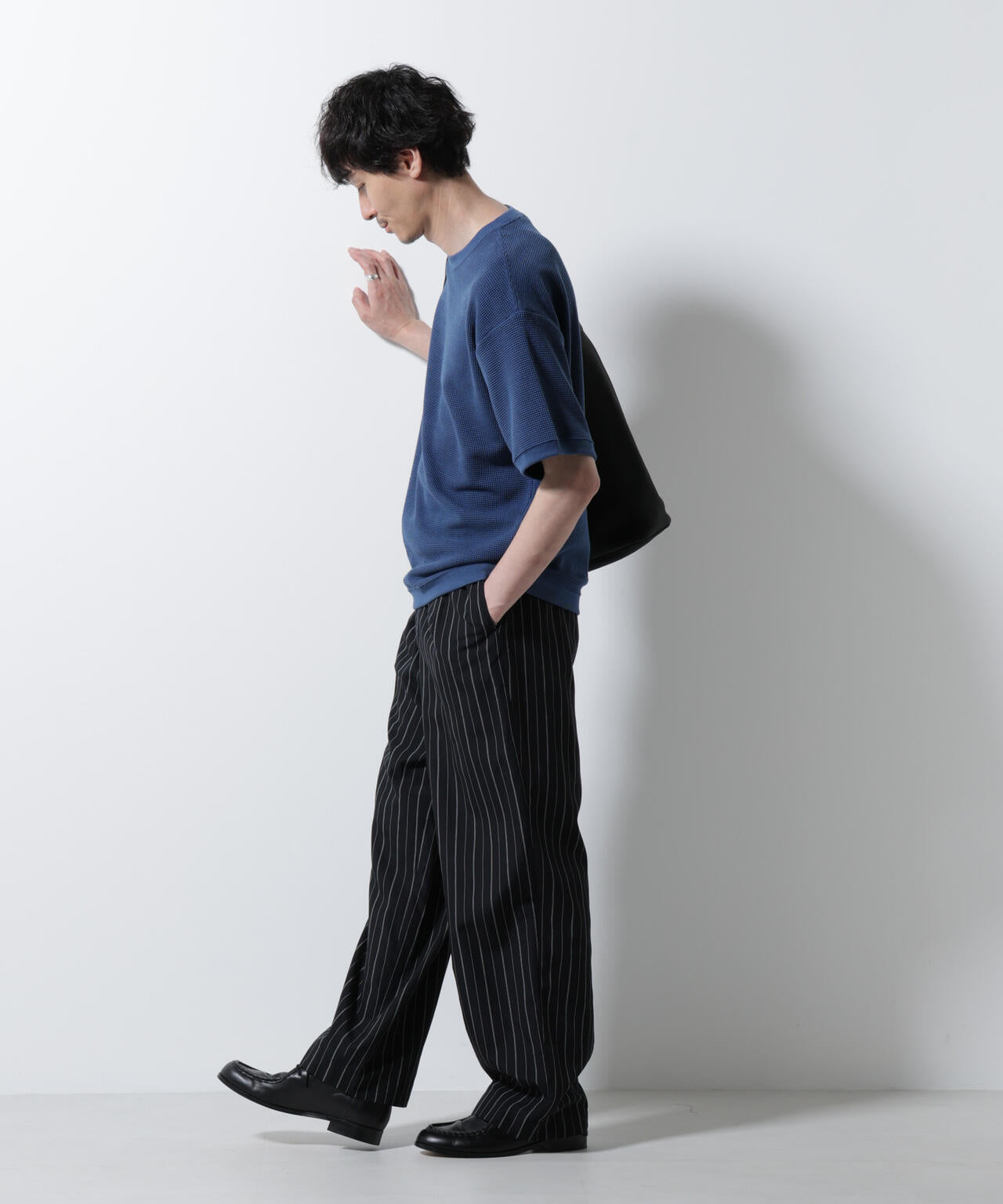 テックワッフルクルーネックTシャツ 半袖