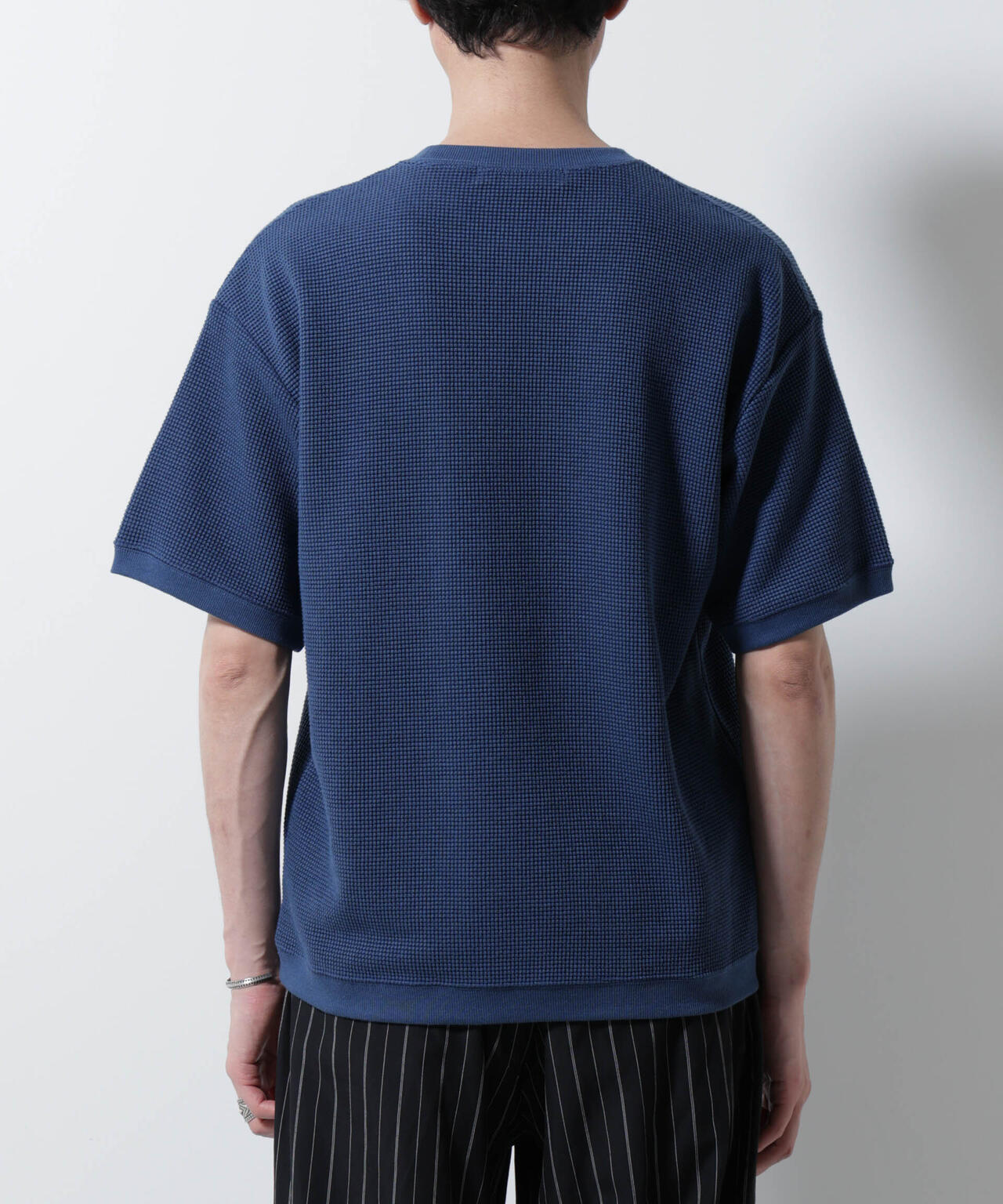 テックワッフルクルーネックTシャツ 半袖
