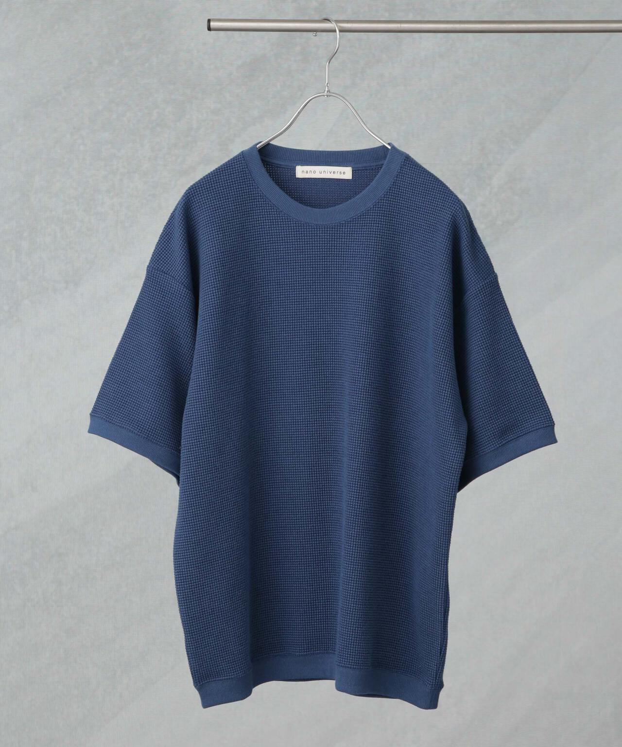 テックワッフルクルーネックTシャツ 半袖