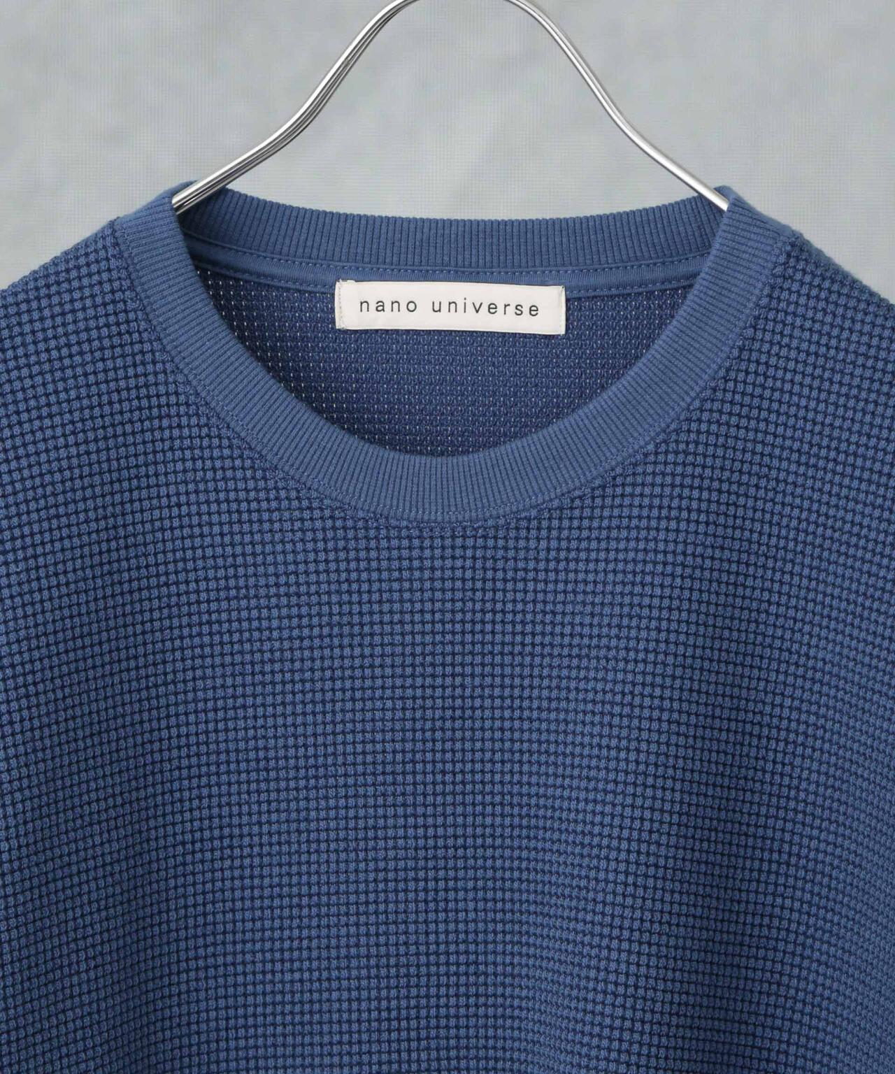 テックワッフルクルーネックTシャツ 半袖