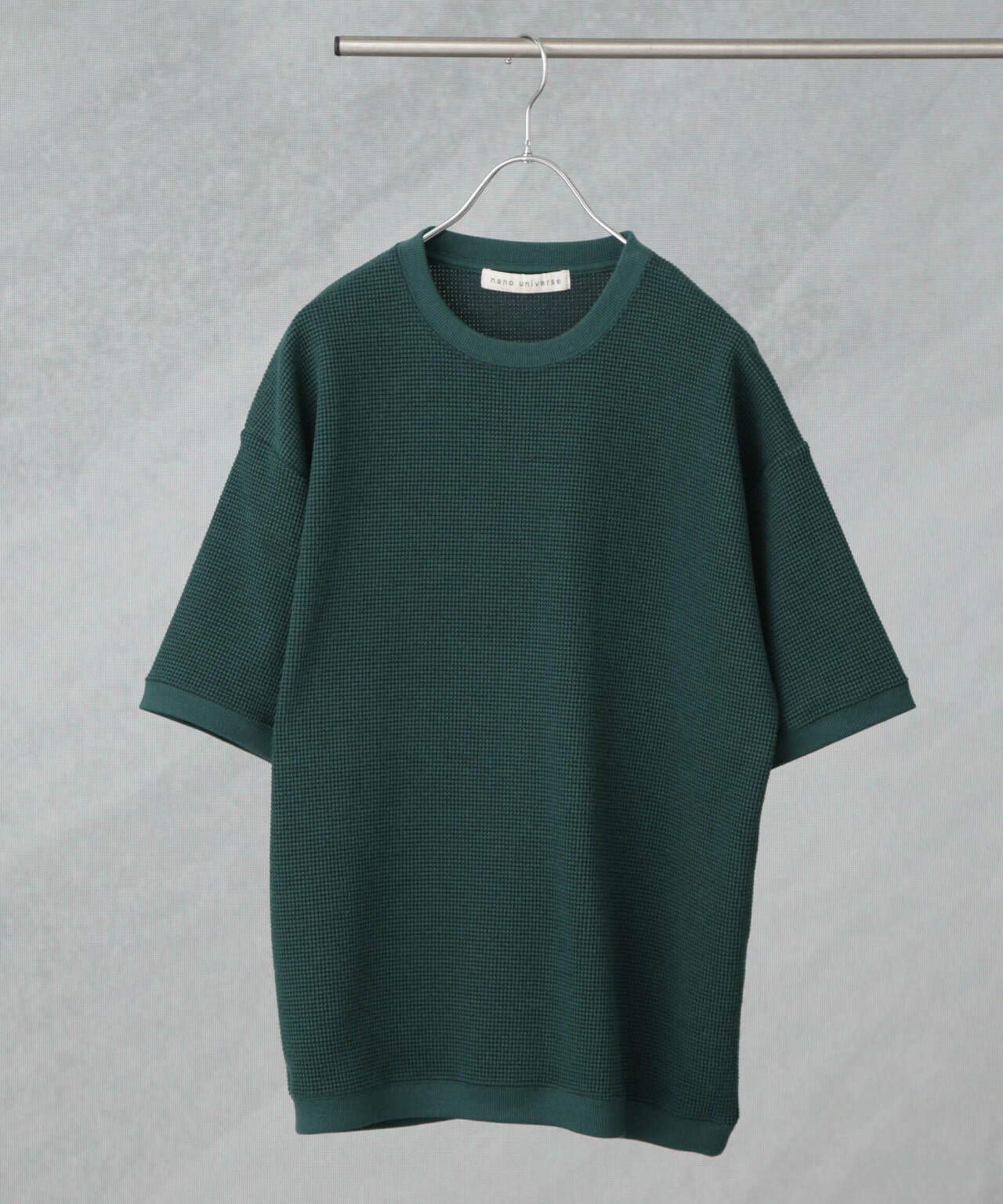 テックワッフルクルーネックTシャツ 半袖