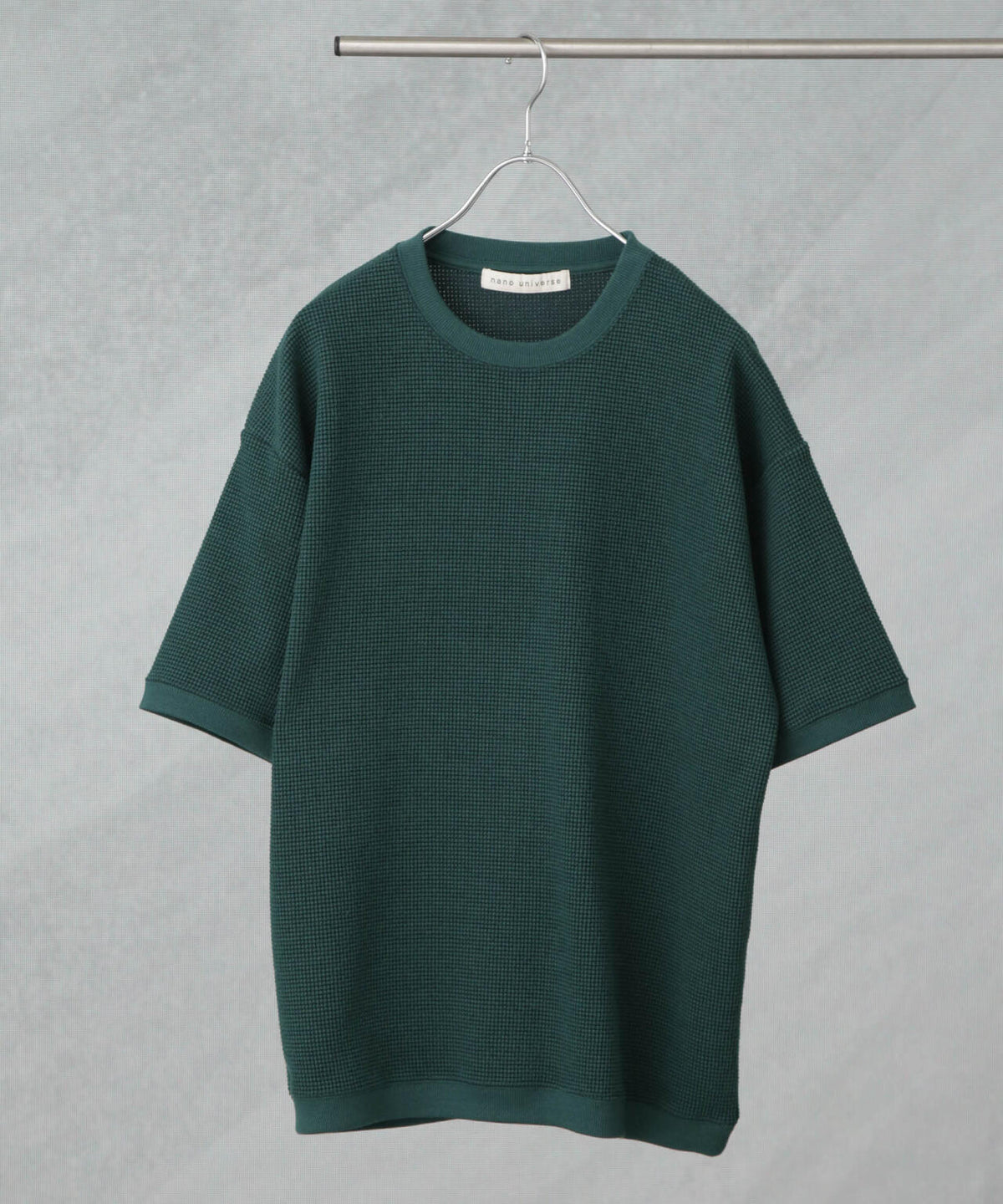 テックワッフルクルーネックTシャツ 半袖