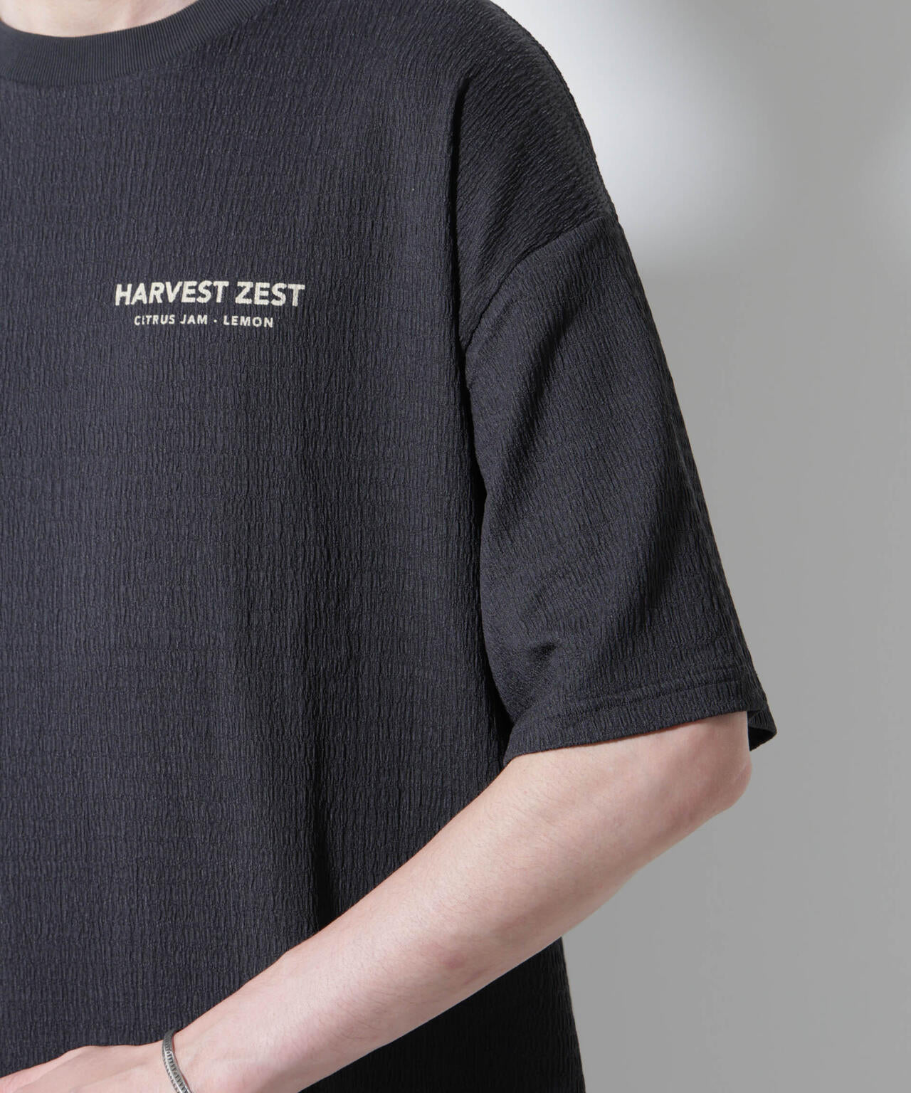 楊柳プリントTシャツ 半袖