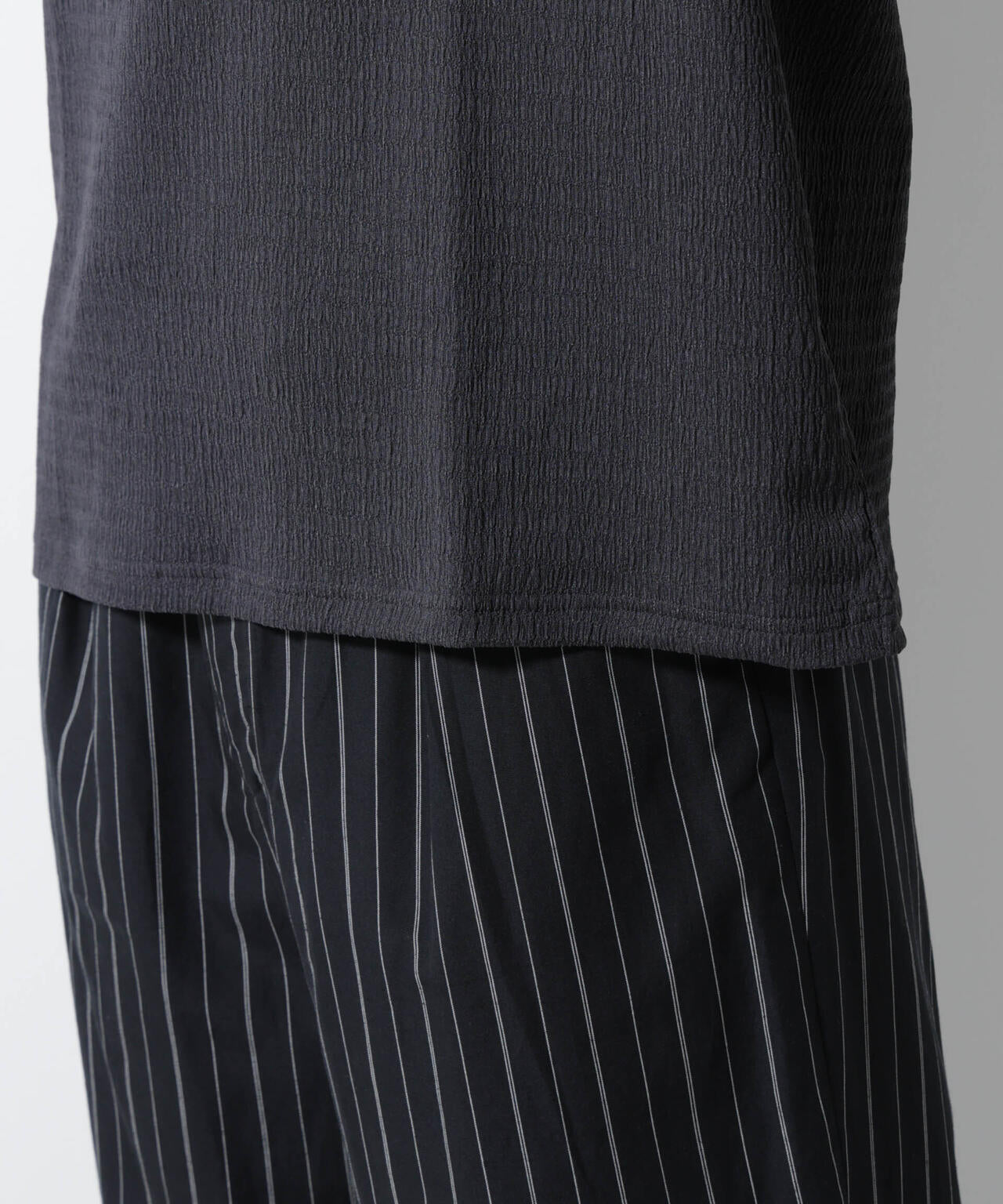 楊柳プリントTシャツ 半袖