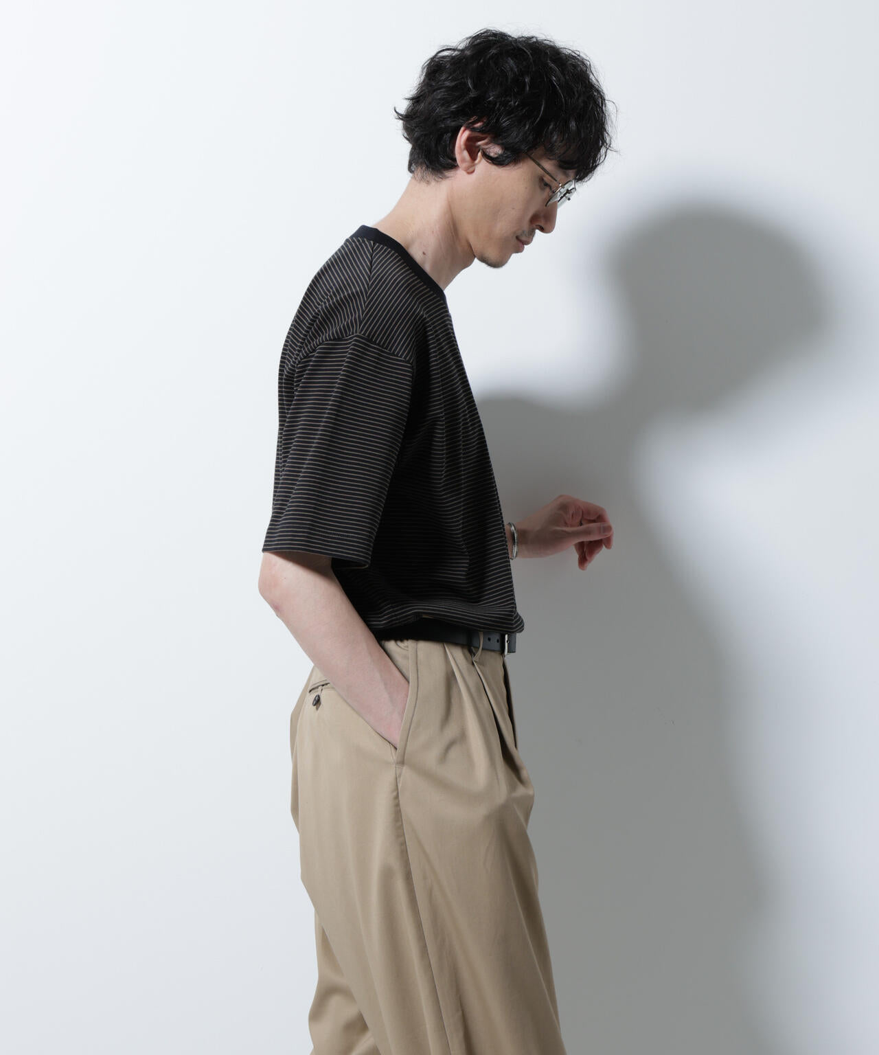 20シルケットボーダーTシャツ 半袖