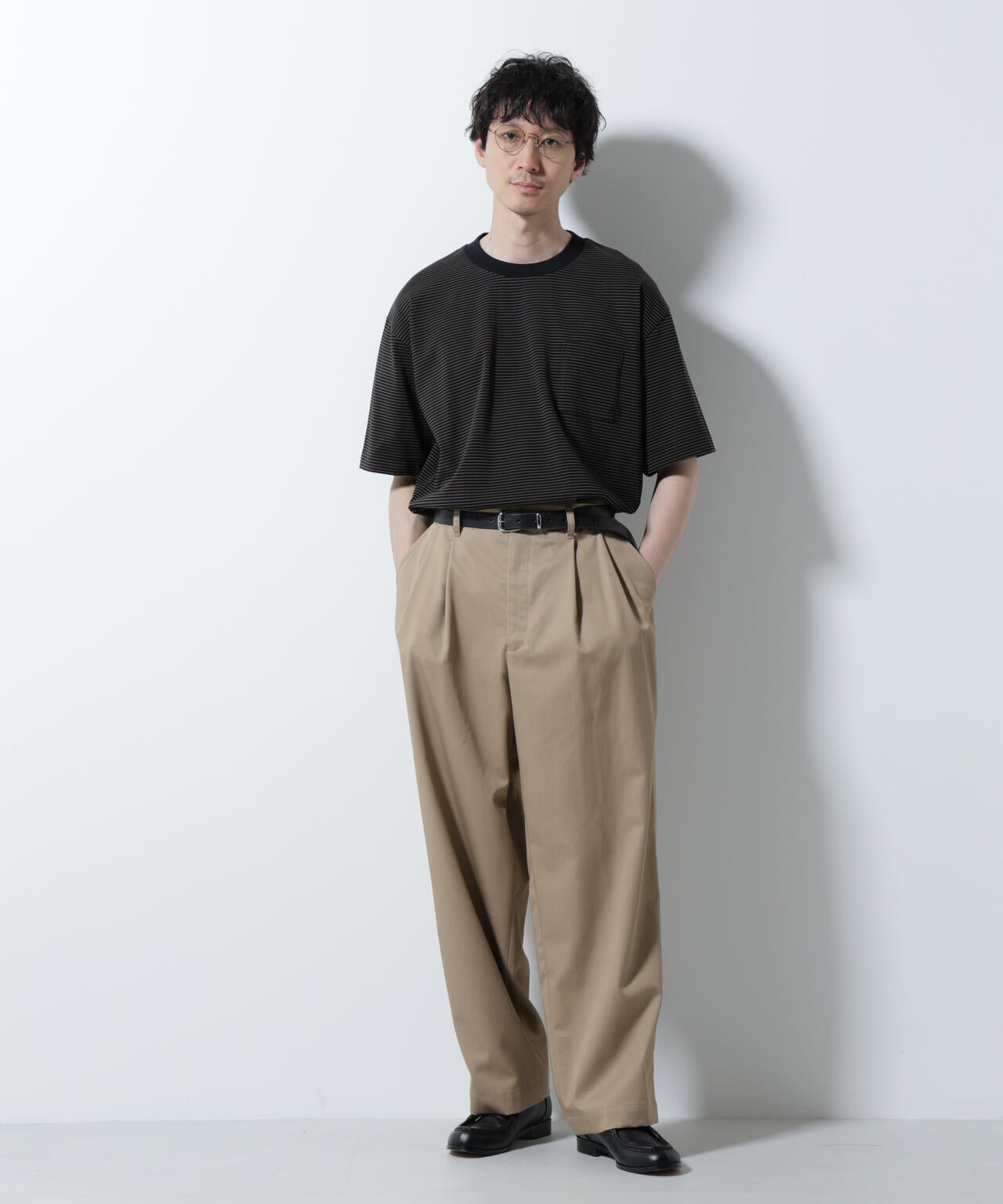 20シルケットボーダーTシャツ 半袖