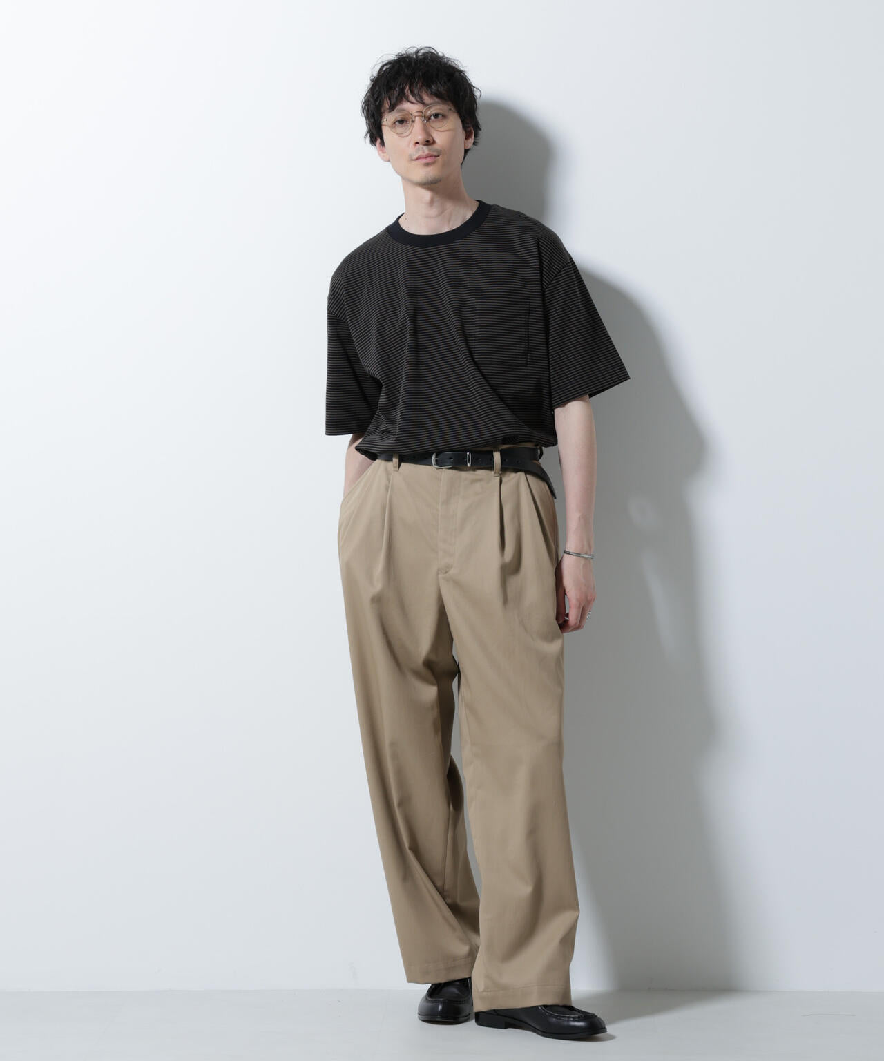 20シルケットボーダーTシャツ 半袖