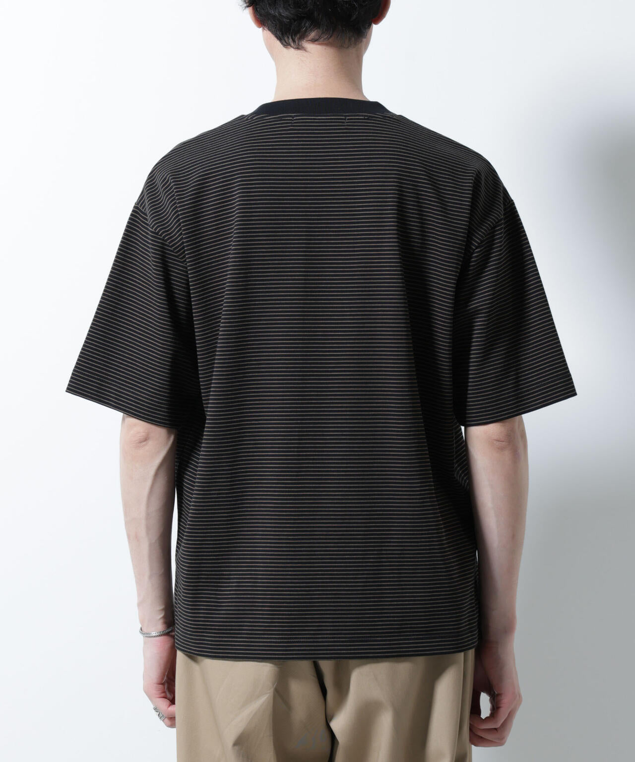 20シルケットボーダーTシャツ 半袖