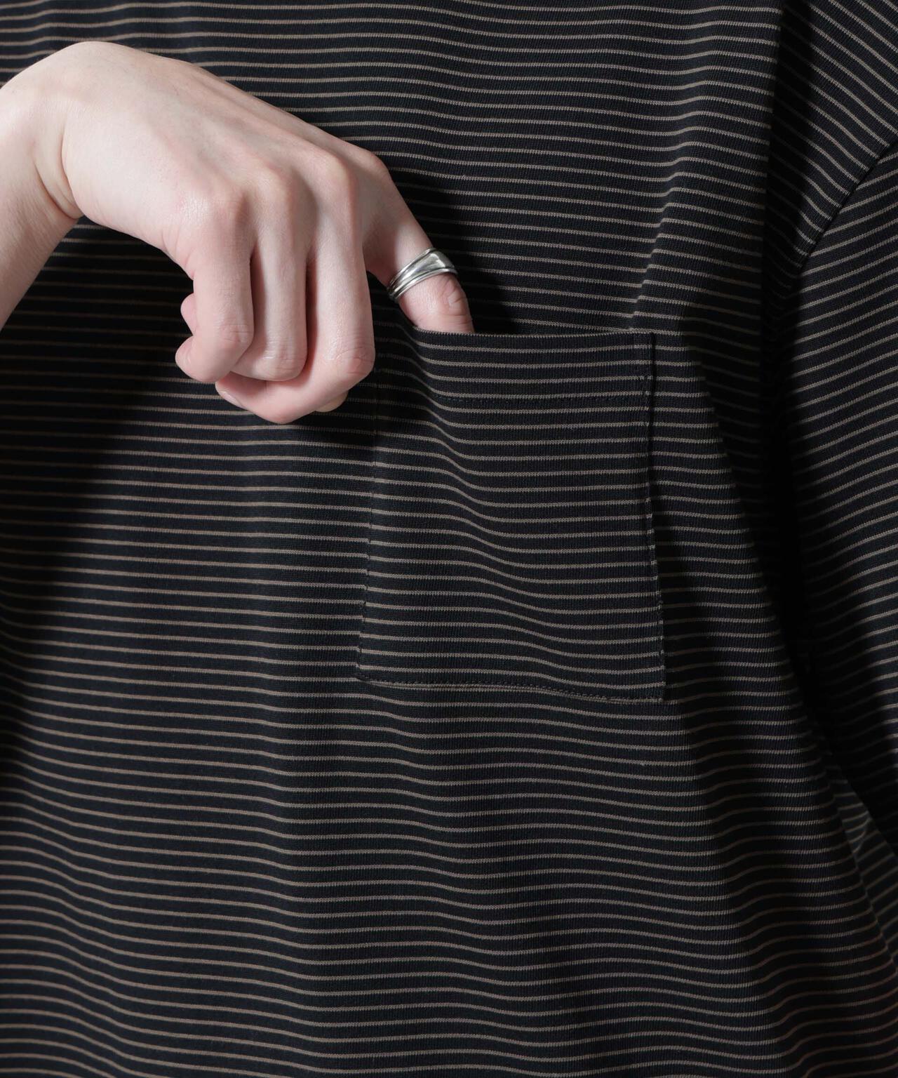 20シルケットボーダーTシャツ 半袖