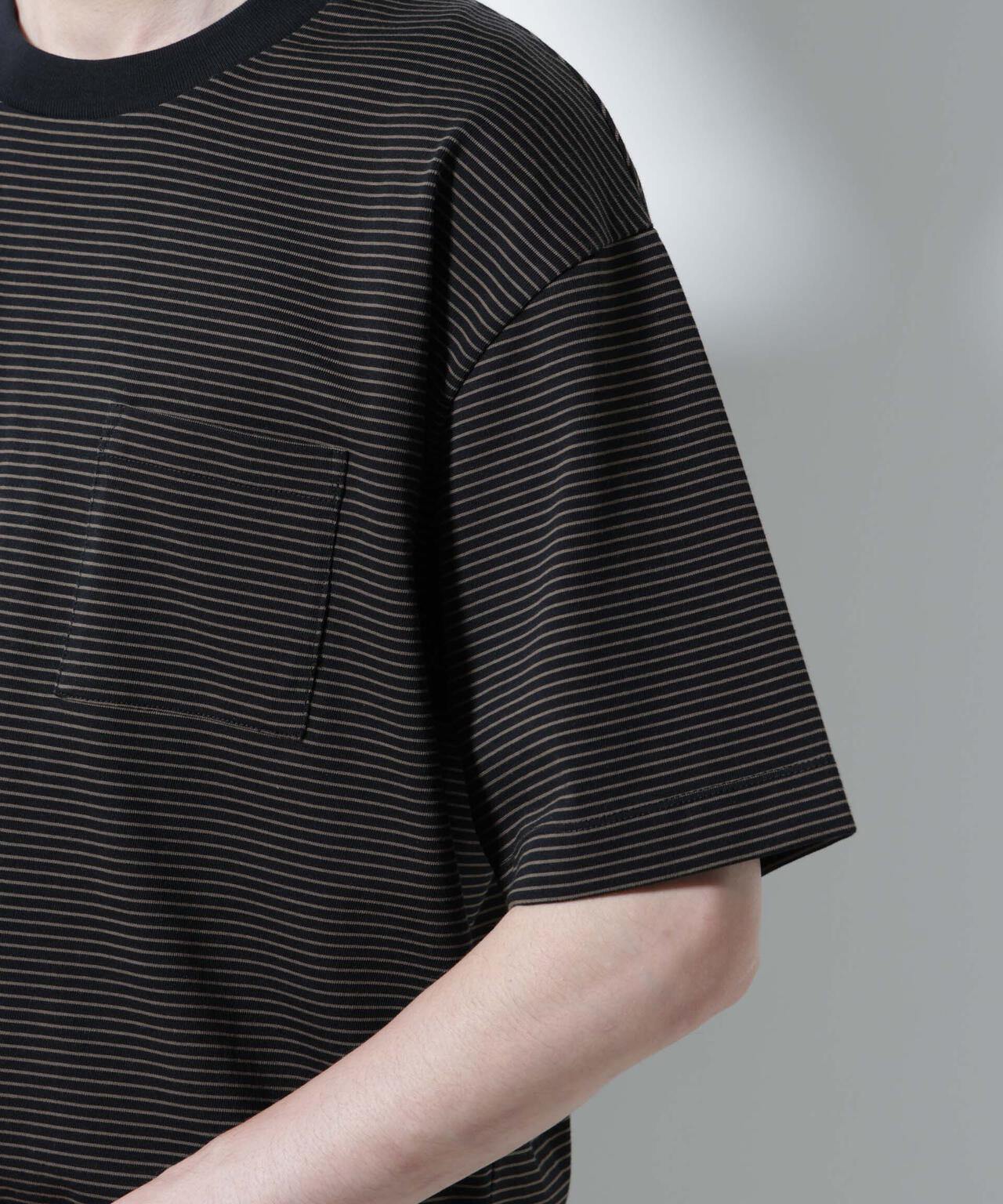 20シルケットボーダーTシャツ 半袖